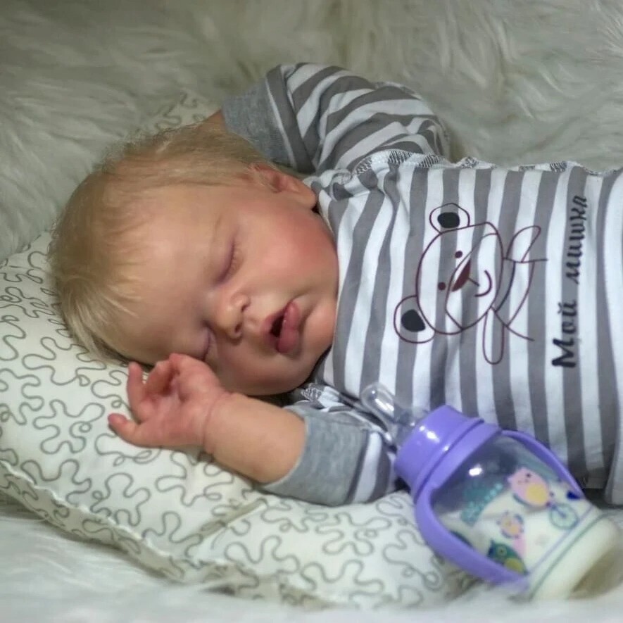 22” Reborn Toddler Doll Ruby – Soft Body, 3D Skin, Veins, Hand-Rooted Hair Gift
