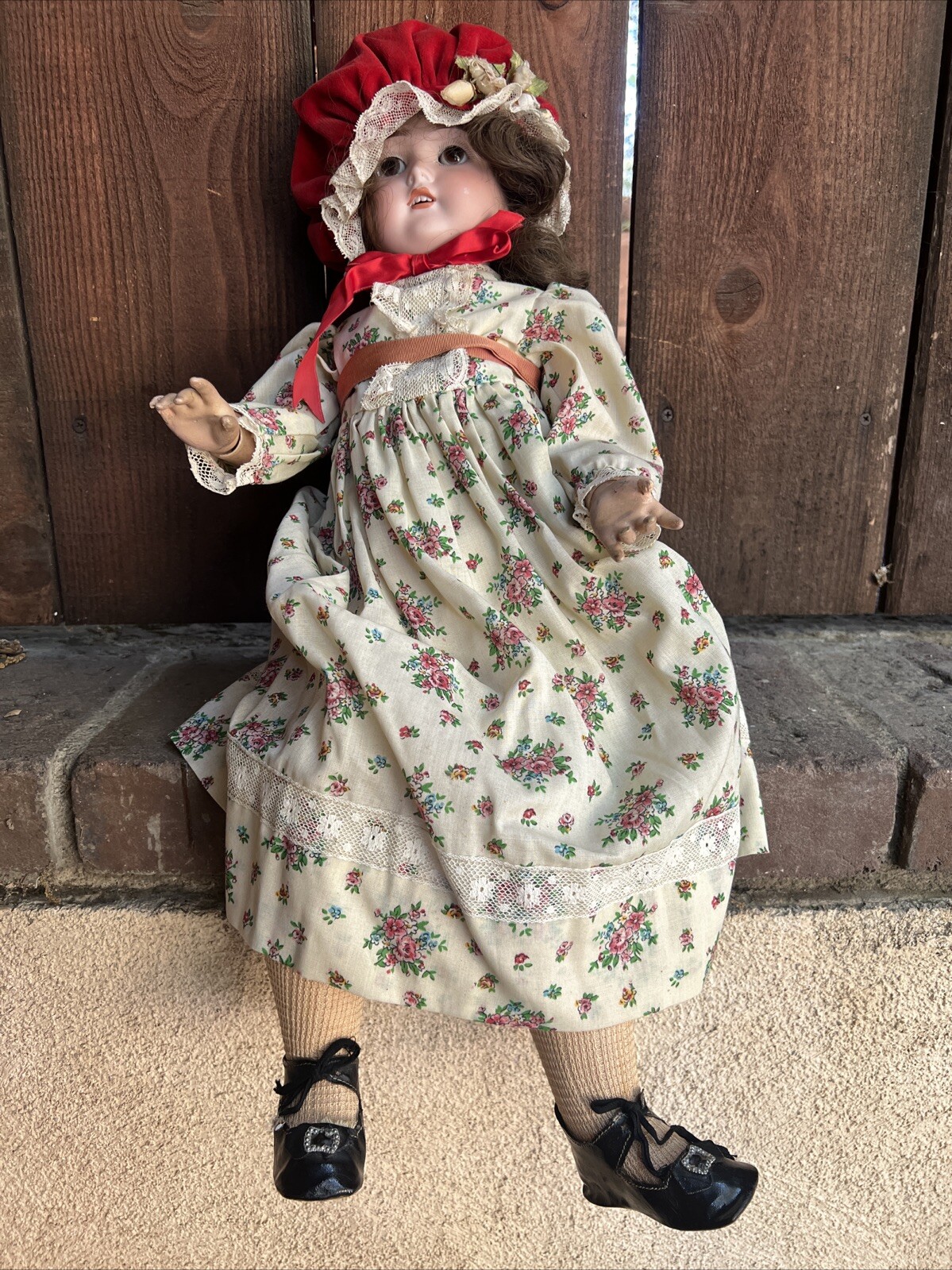22”Antique Germany Bisque Doll Compo Body Kley & Hahn Special 4 BJ Body