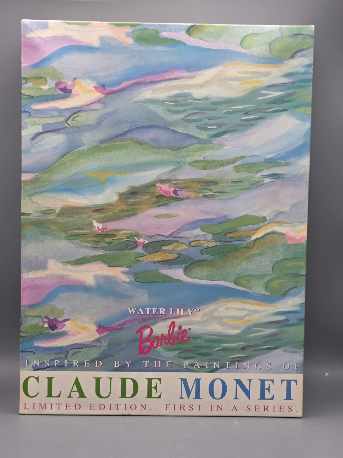 Water Lily Barbie Claude Monet Flower Dress Collector Doll NIB