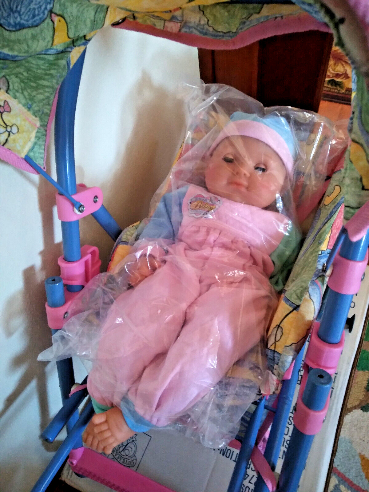 TIM WILSON 3 in 1 Foldable STROLLER SET For Dolls ~ 16″ Kerri Doll MIB NEW