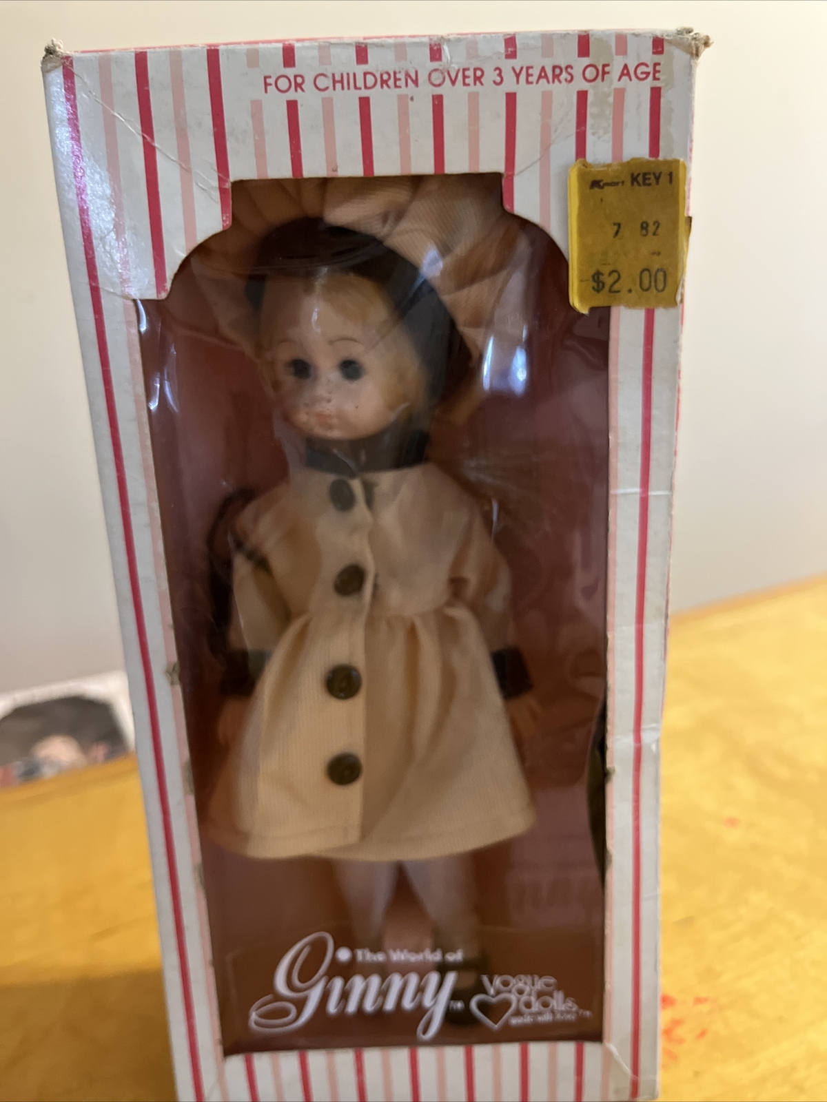 1978 The World of Ginny White Coat 8″doll by Vogue Dolls E1