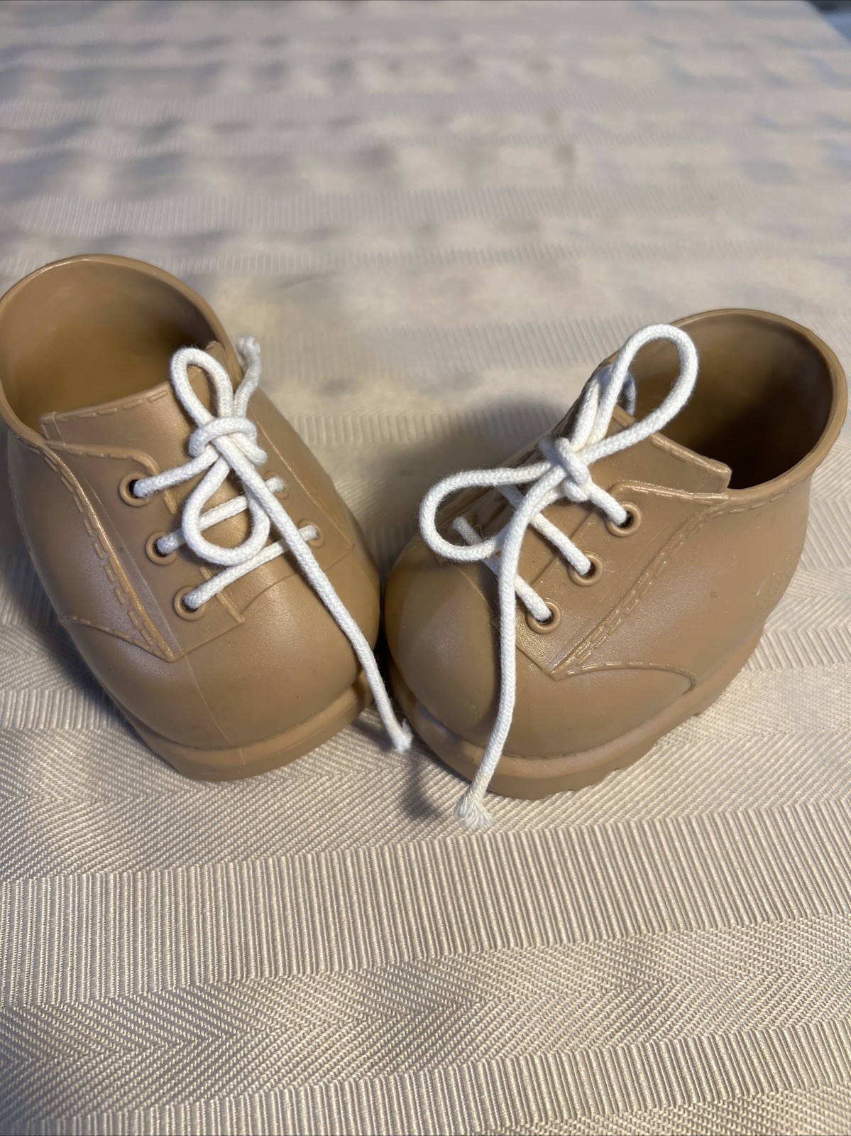 Cabbage Patch Kids Doll Light Brown Hiking Boots Shoes with Laces CPK