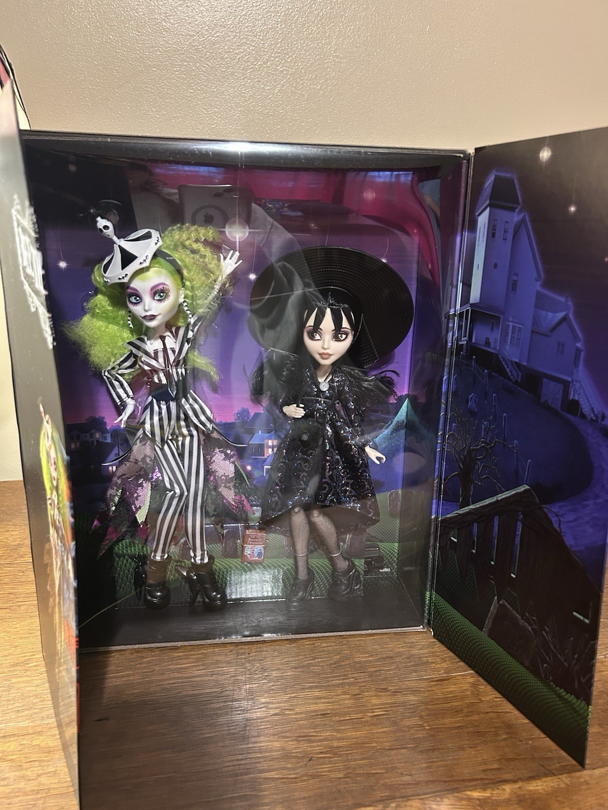 Monster High Beetlejuice and Lydia Deetz NIB Skullector Collector Doll 2021