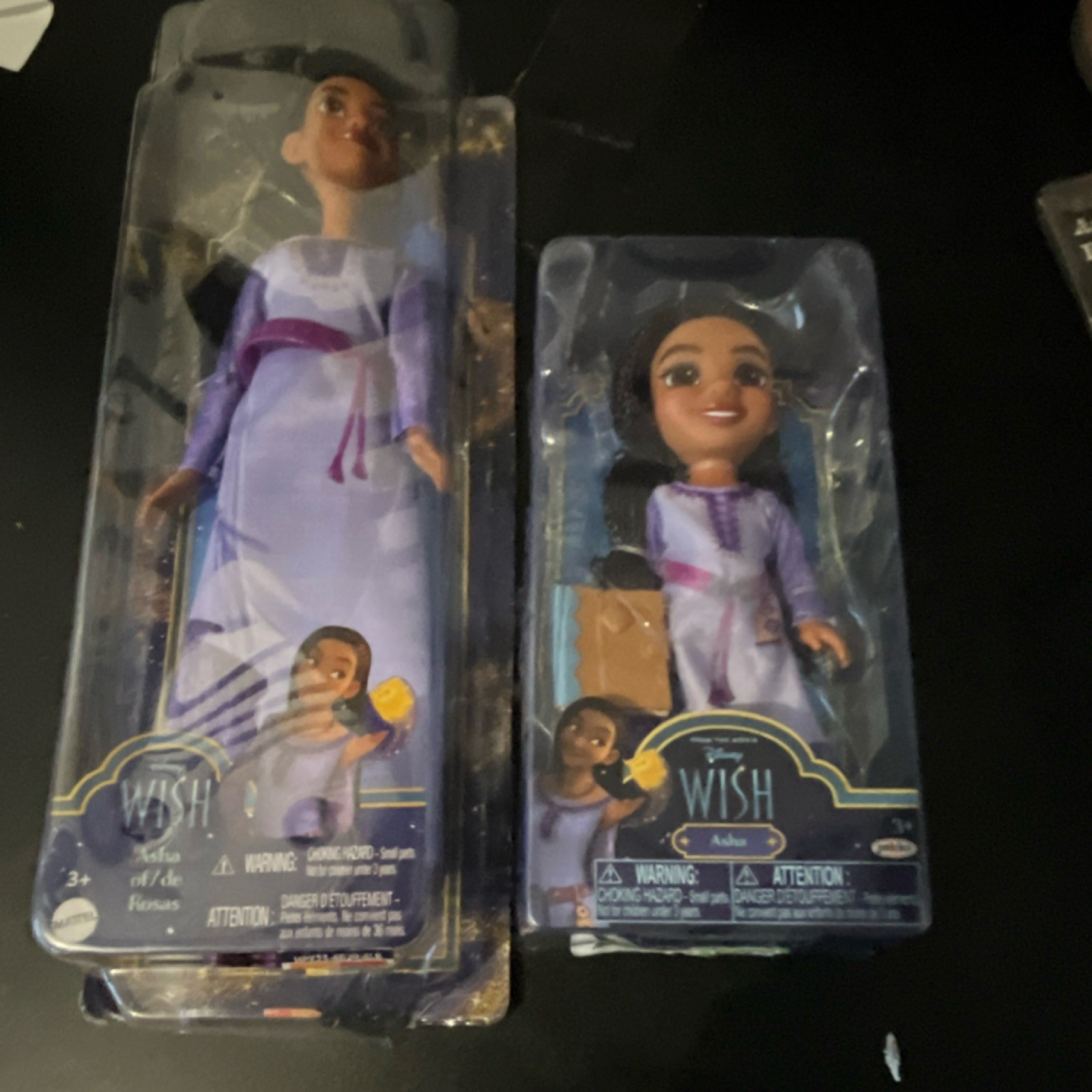 Disney Wish Asha Fashion Doll Lot 2023 Purple Dress HPJ23-4810-4LB