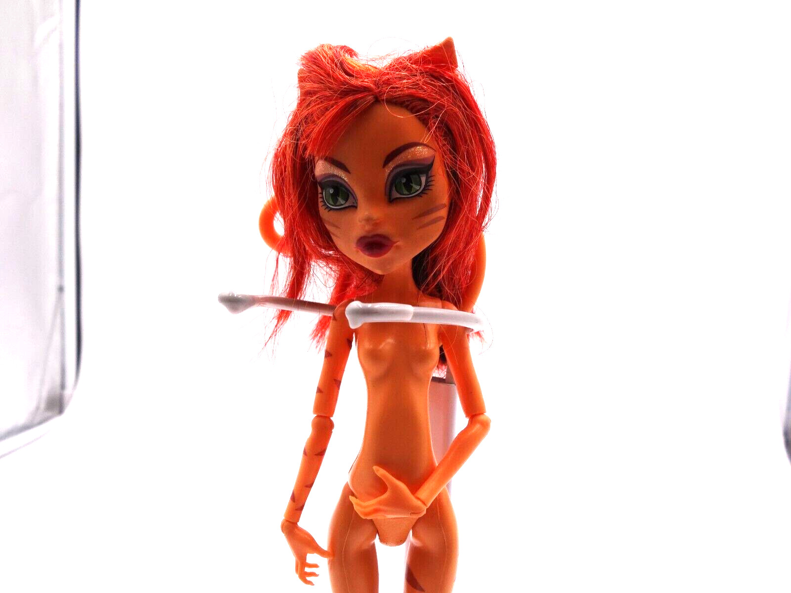 Monster High Toralei Stripe Doll Freaky Field Trip and Tail Nude Mattel 2011