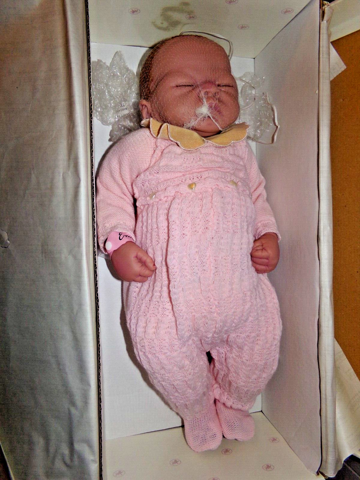 ASHTON DRAKE Welcome Home Baby EMILY Doll, So Truly Real With Box 21″ Tall