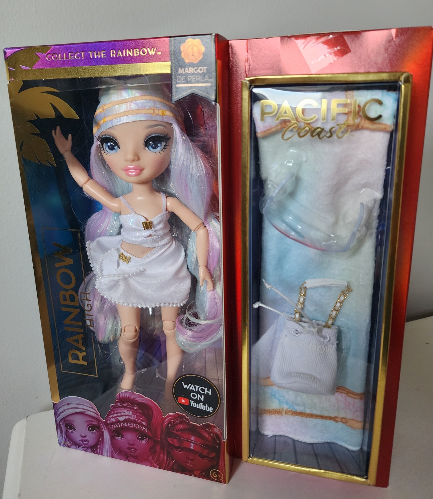 MARGOT DE PERLA Rainbow High Pacific Coast Fashion Doll Opal Pool 578406