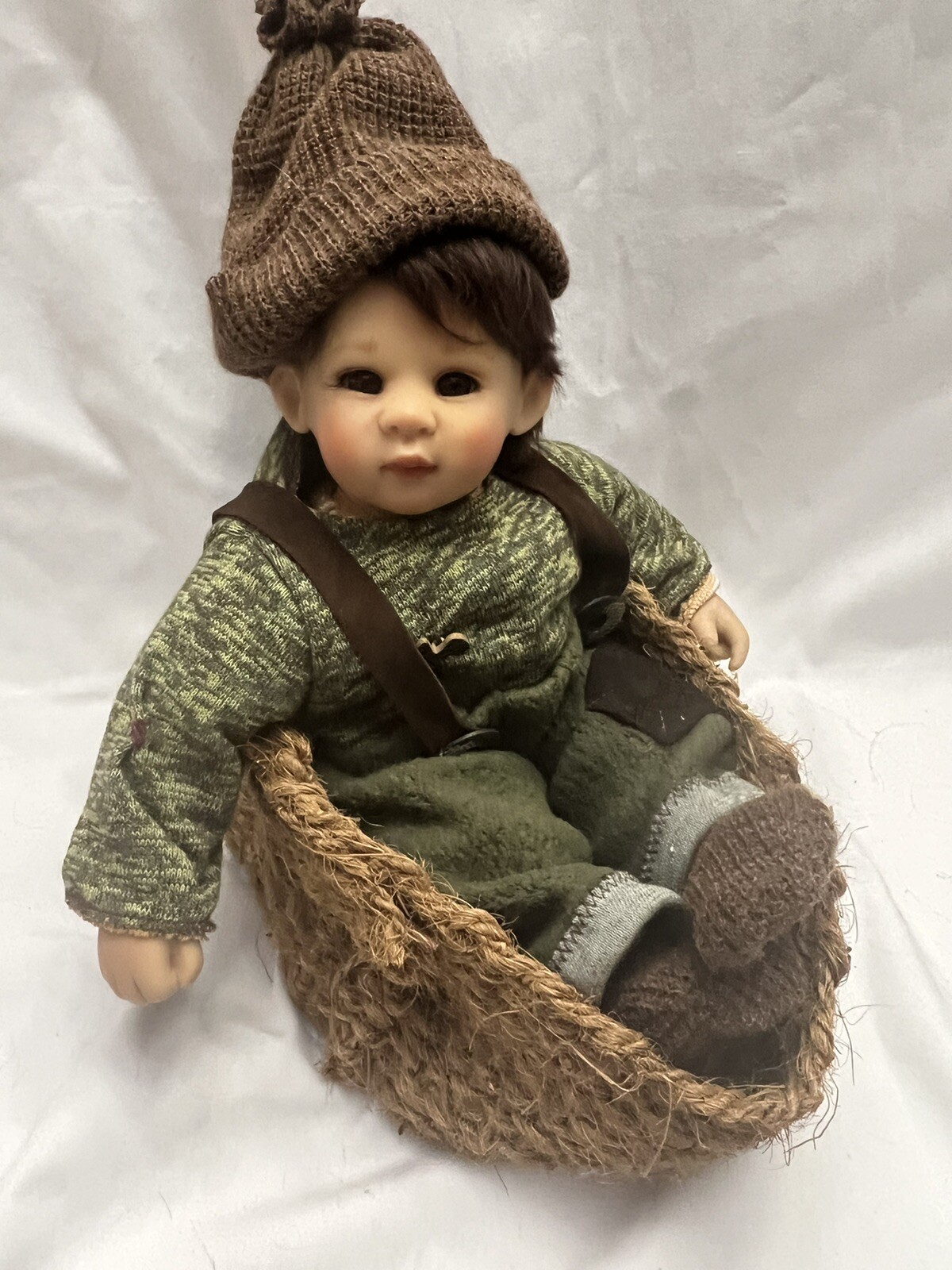 Götz doll by Susi Eimer ” Maxi” made in Germany, troll forest baby EUC Boy Gotz