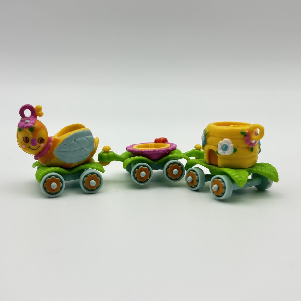 Vintage 1984 Charmkins Honey Bee Train Charm for Necklace Hasbro Scented Toy 80s