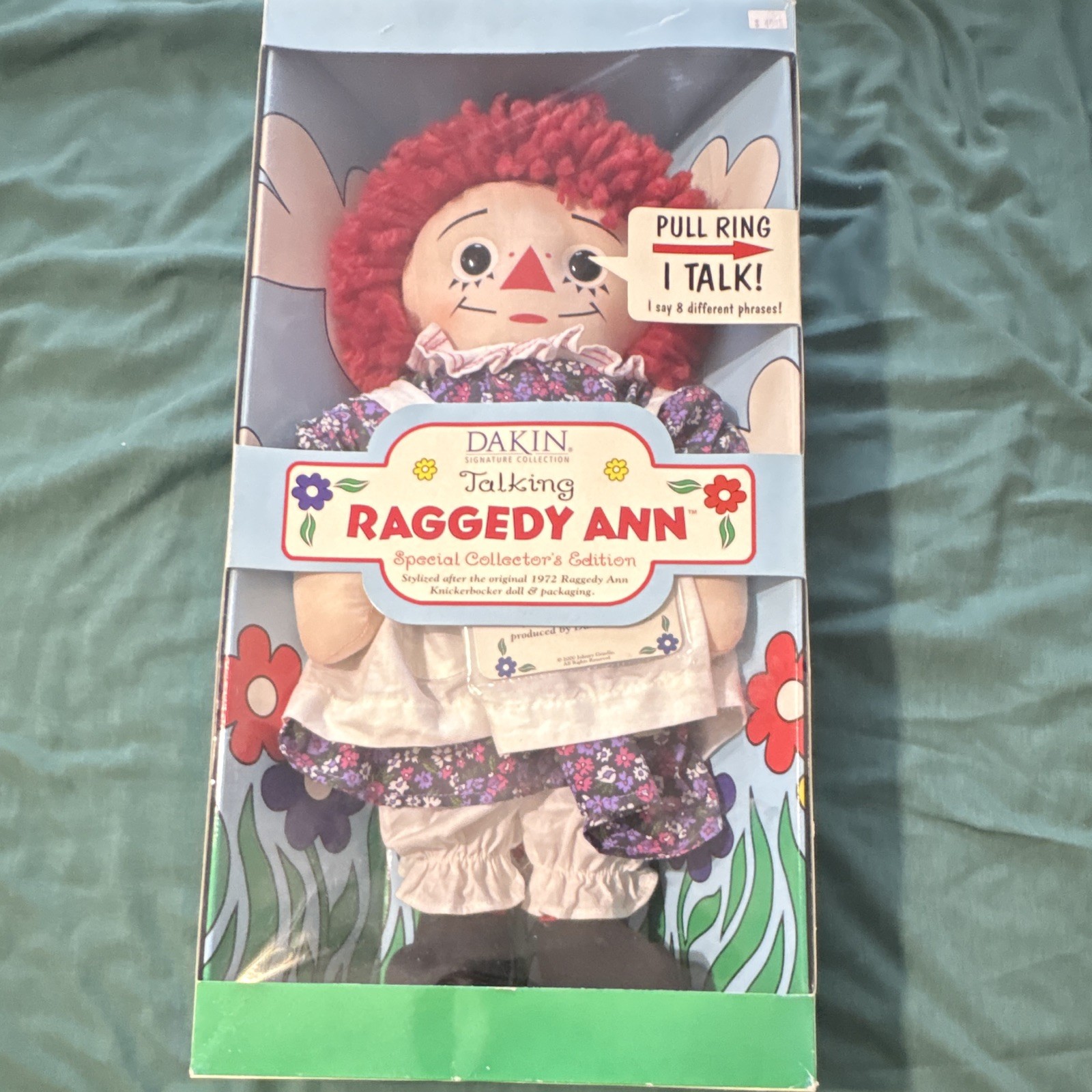 DAKIN Talking Raggedy Ann Collector Edition Signature Collection Doll 18in 1997