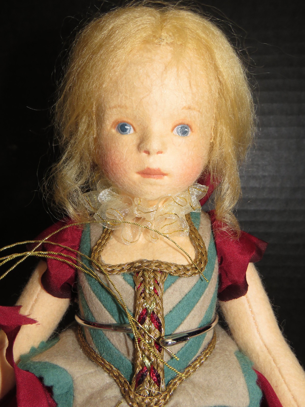 R John Wright Doll Musette Candy Container UFDC Convention Doll MIB w/ COA