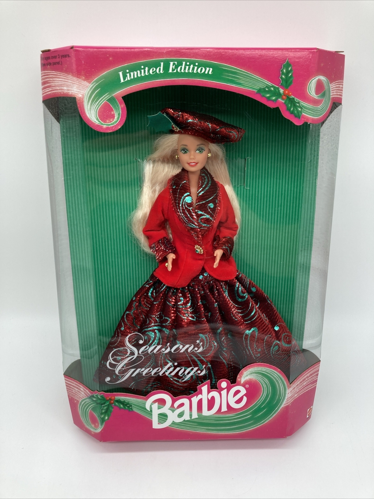 1994 Mattel Season’s Greetings Barbie #12384 Limited Edition