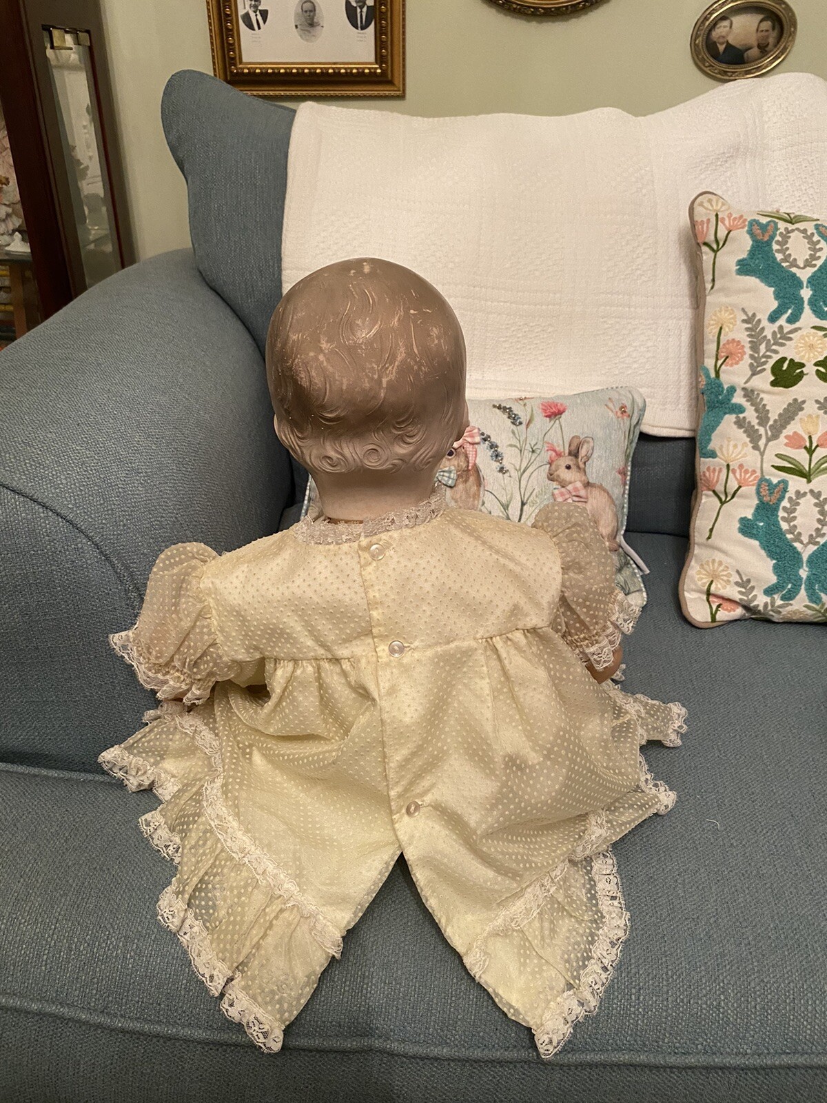 Ideal Hard Plastic Doll “Talking Tot” 22” Baby Doll 1950 Shilling Co HTF