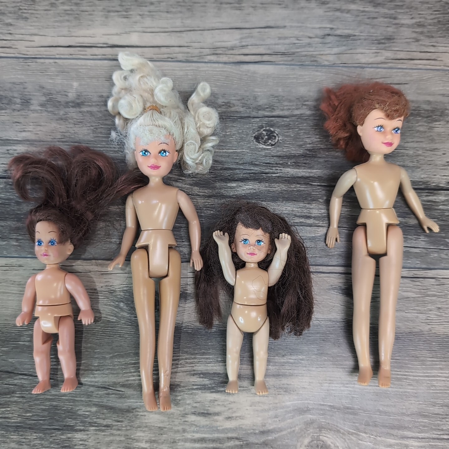 Kid Kore Dolls 90’s 1992-1998 5” Kids & 8” Teens Adult Mixed Lot Of 4