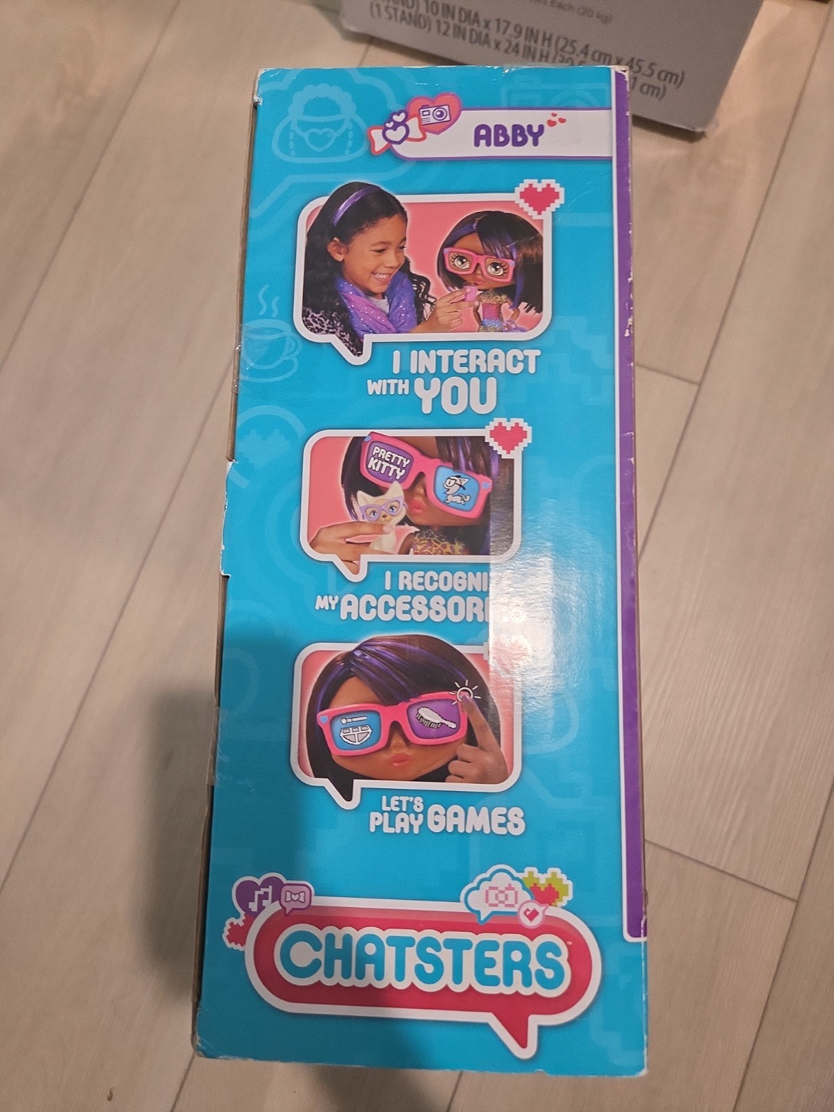 NEW Chatsters Abby Interactive Doll Playset 10in With Accessories 5+