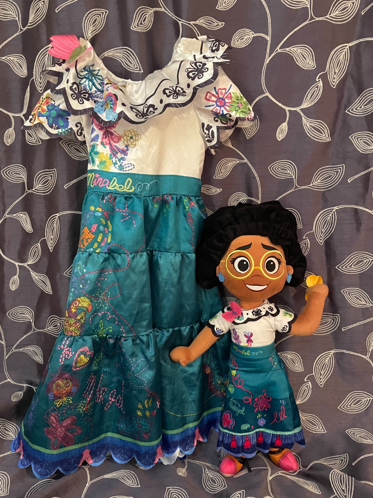 Disney 21” Mirabel Madrigal Doll from Encanto & Mirabel’s Dress Size 4-6X