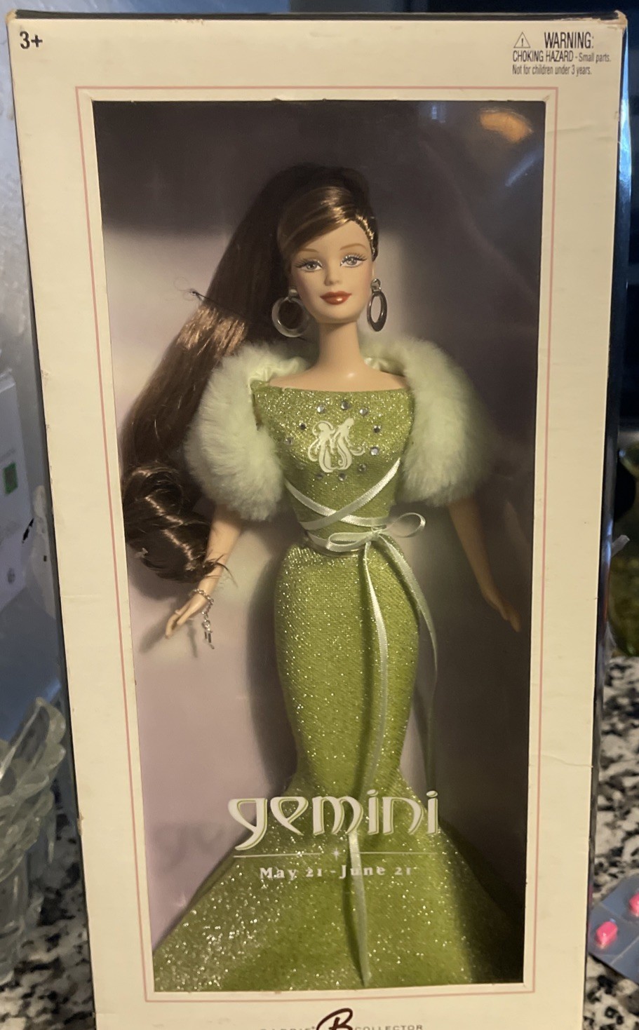 Barbie Zodiac Collection: GEMINI (May 21 June 21) Pink Label 2004