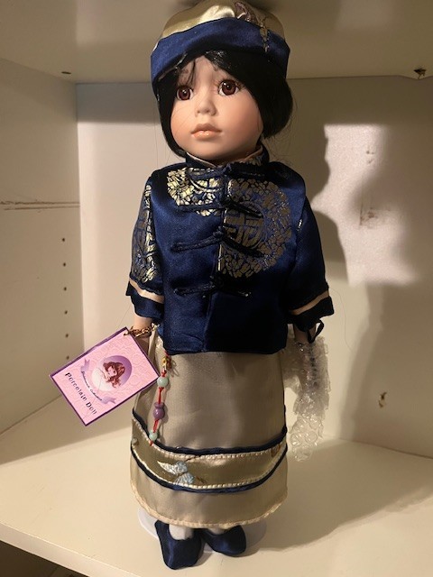 Goldenvale Collection Vintage Chinese Porcelain Doll 15″