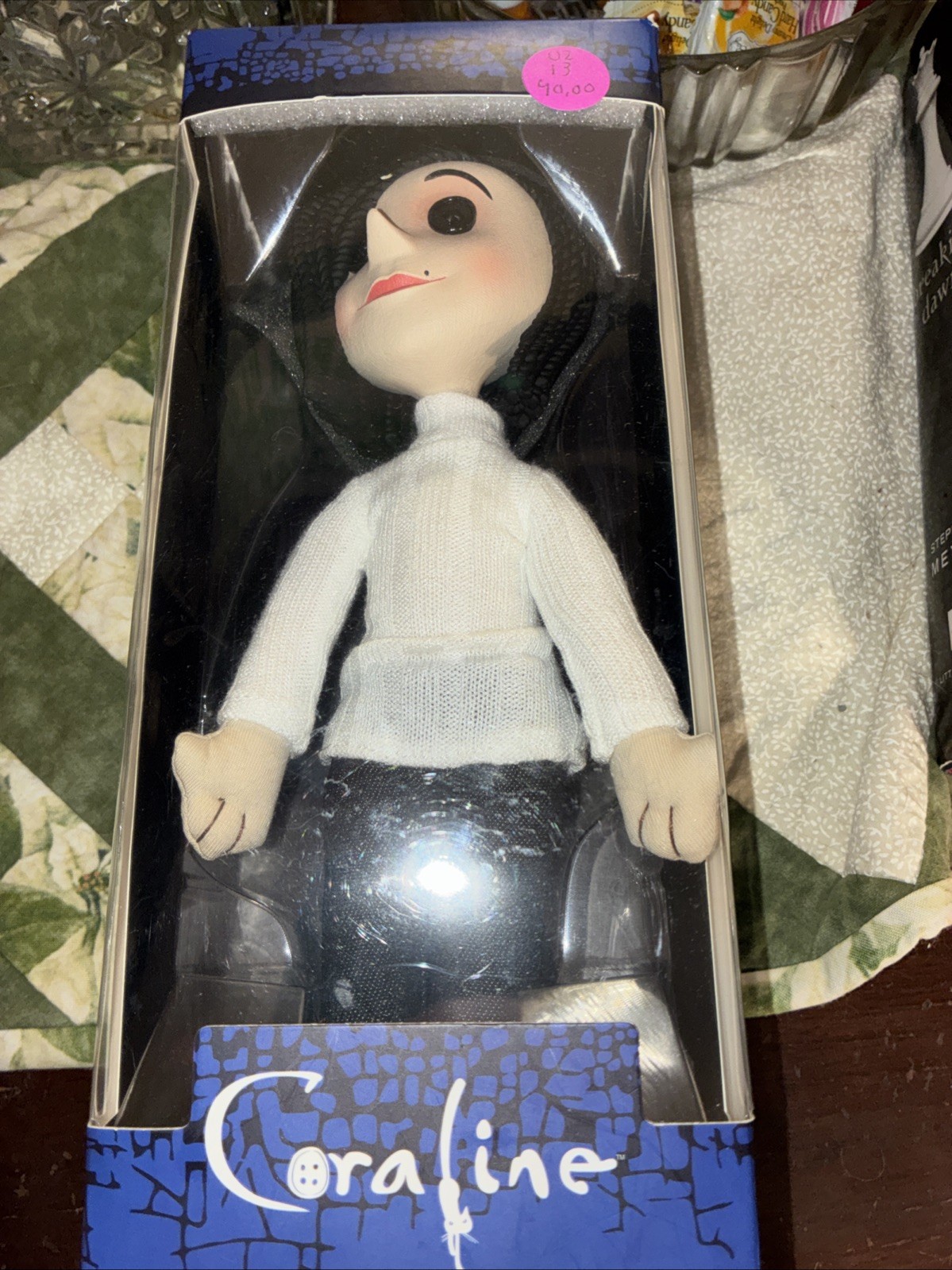 Coraline Doll New In The Box. Box Has A Little Damage.
