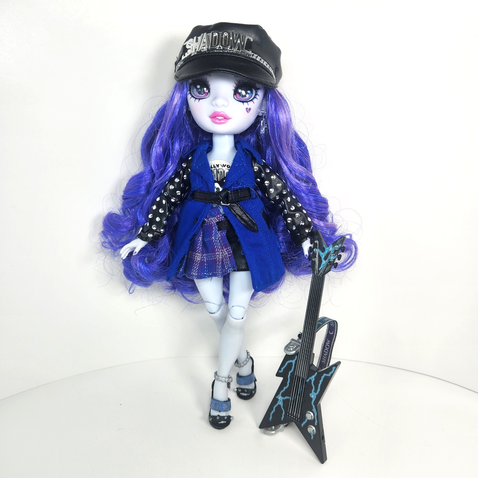 Rainbow High Shadow High Uma Vanhoose Rock Fashion Doll W/Guitar Outfits Accs