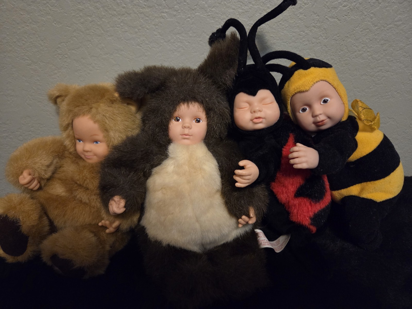 Anne Geddes 8 Inch Babies Lot Of 4