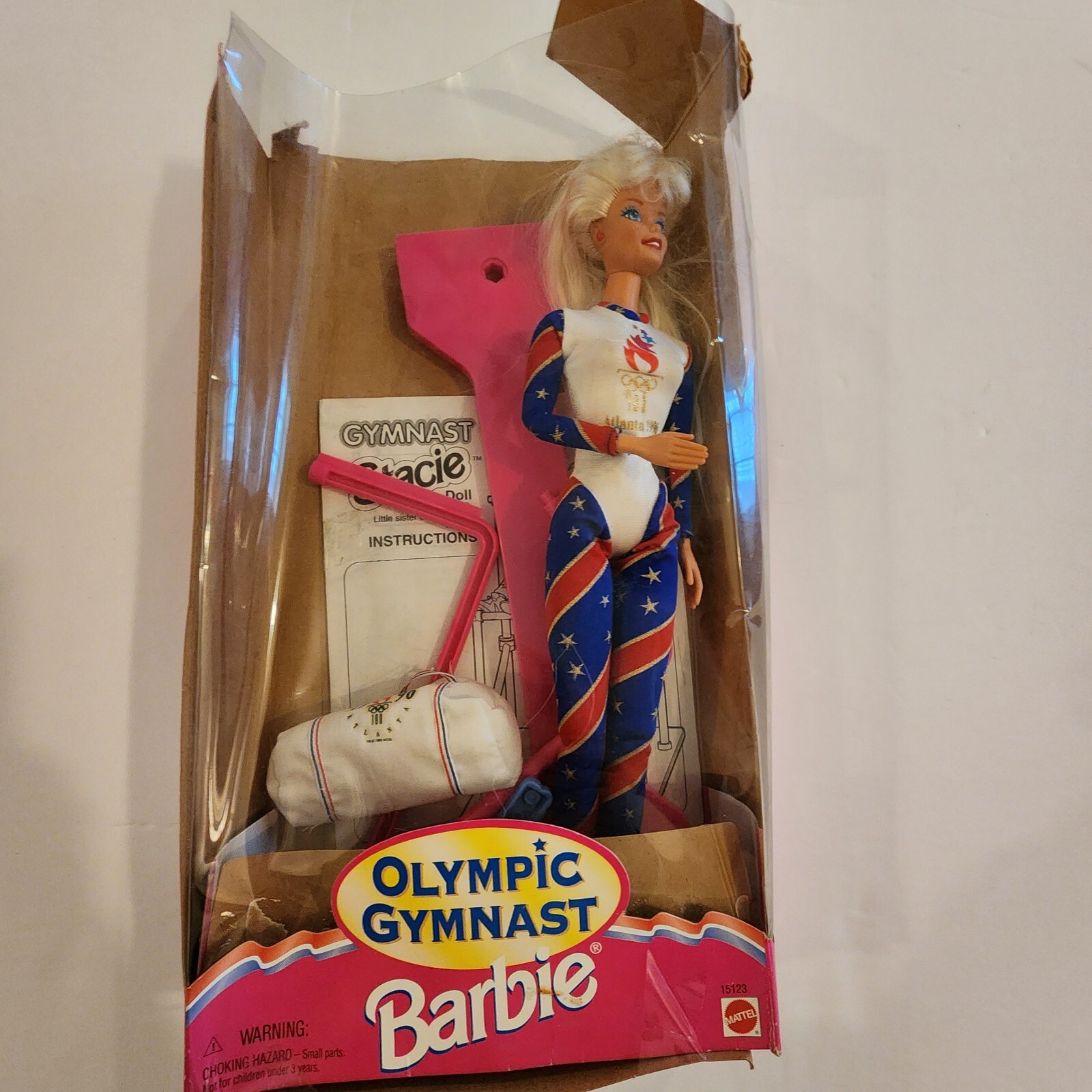 Barbie Olympic Gymnast 1996 Atlanta Games Doll – pre-owned