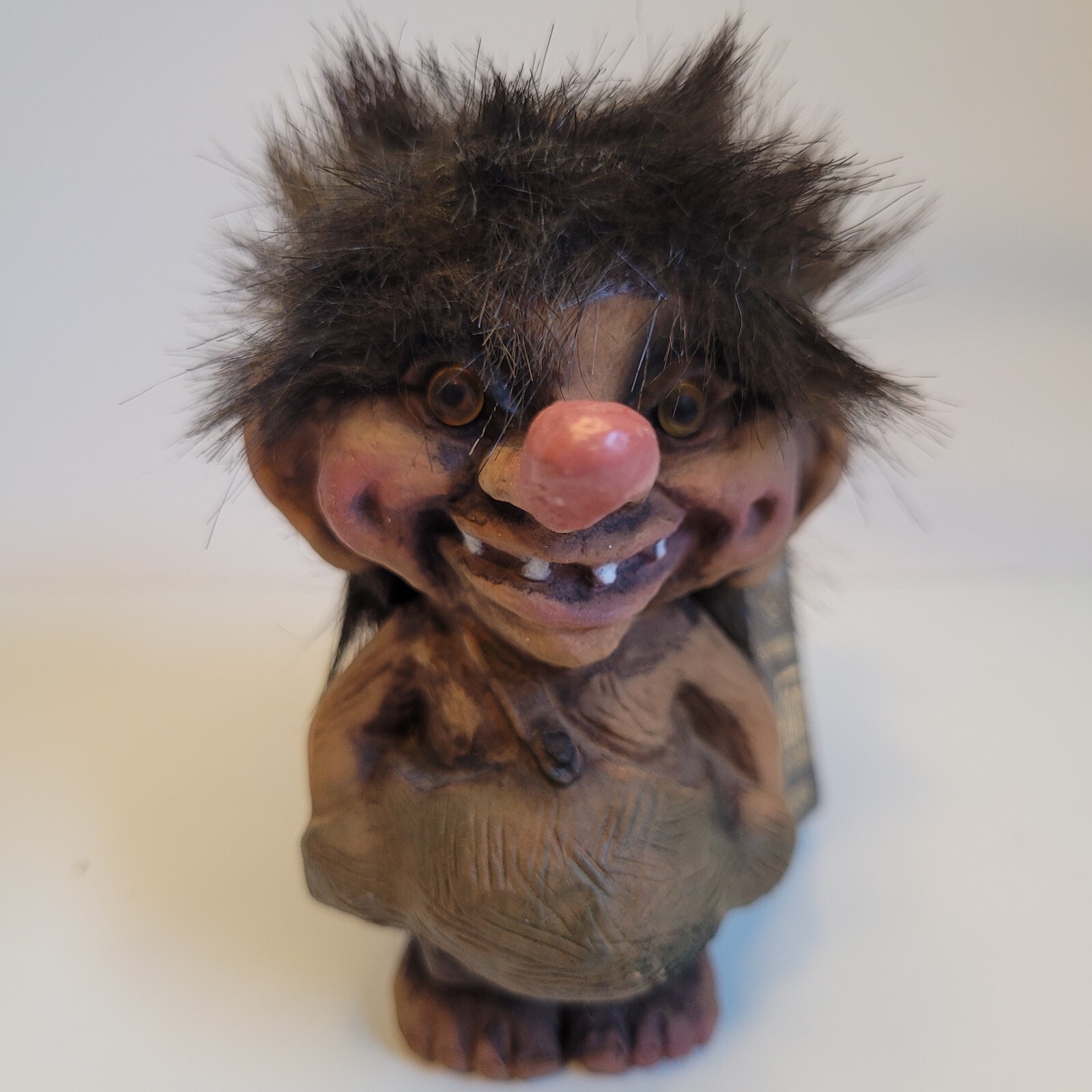 NYForm Fosse Norway Troll Man Glass Eyes Vintage 4″ Art Nr. 018 Description!