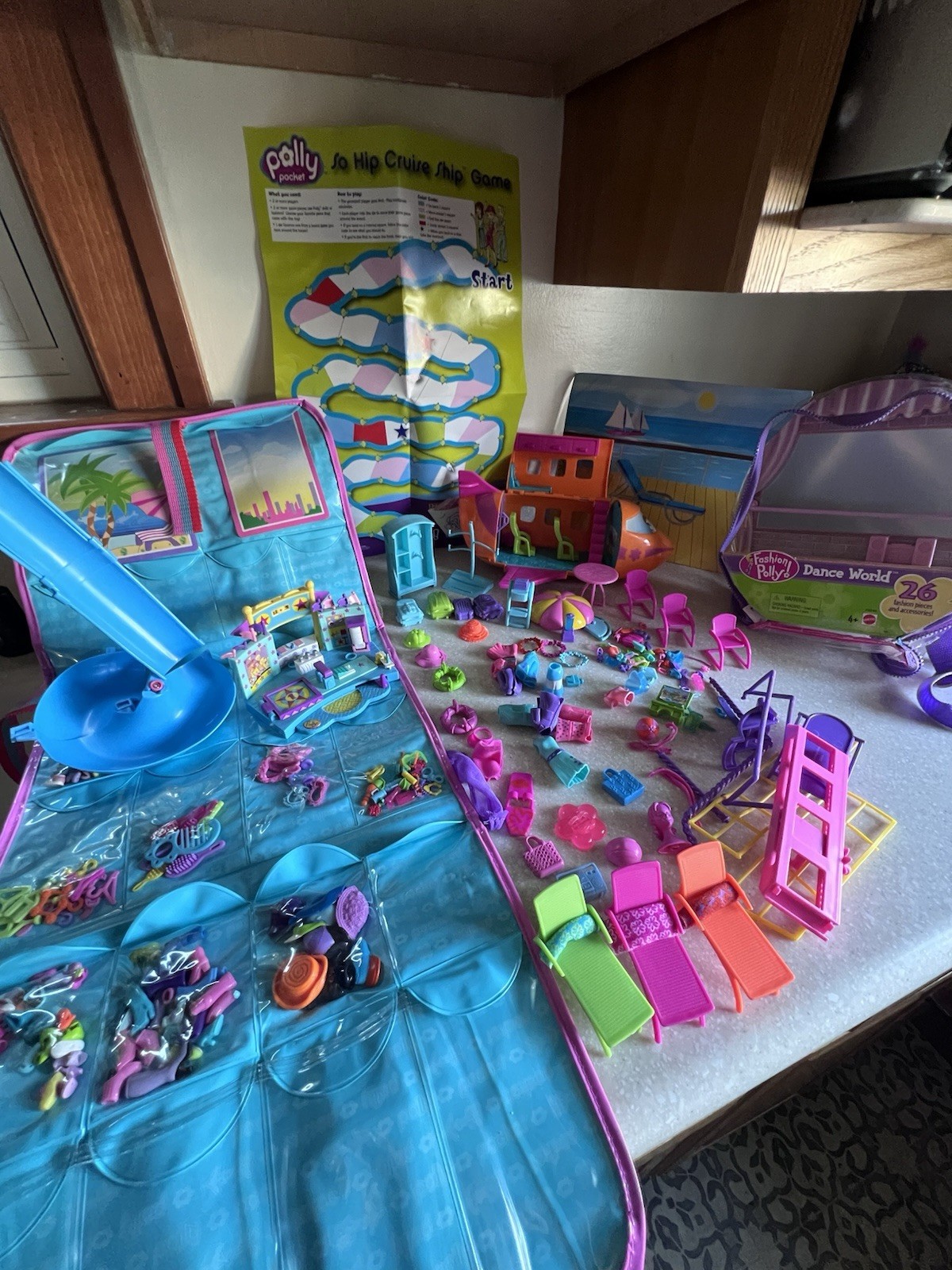 Vintage Polly Pocket Miscellaneous Accessories And Playsets Lot