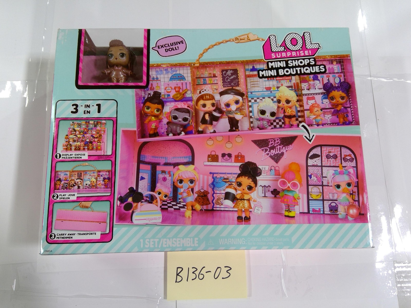 L.O.L. Surprise Mini Shops Mini Boutiques 3in Doll Playset New In Box Toy