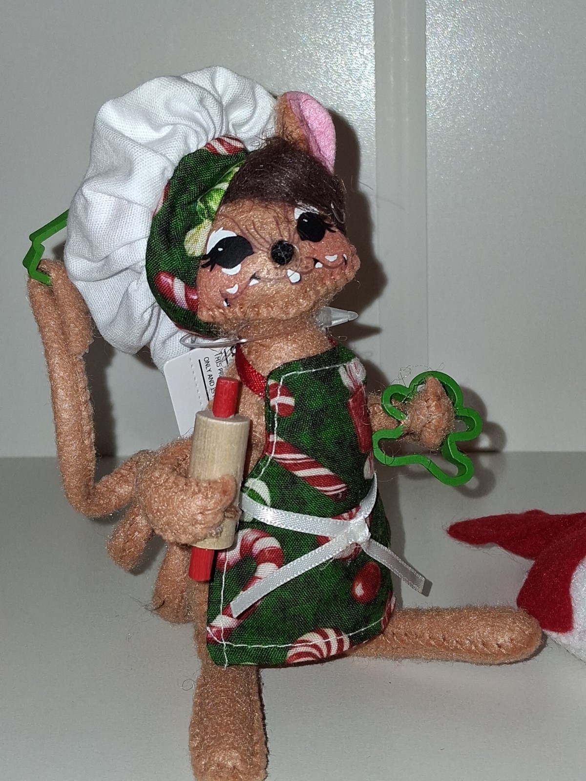 ANNALEE NEW Christmas COOKIE CHEF Mouse DOLL w/ Chef Hat Rolling Pin 2026
