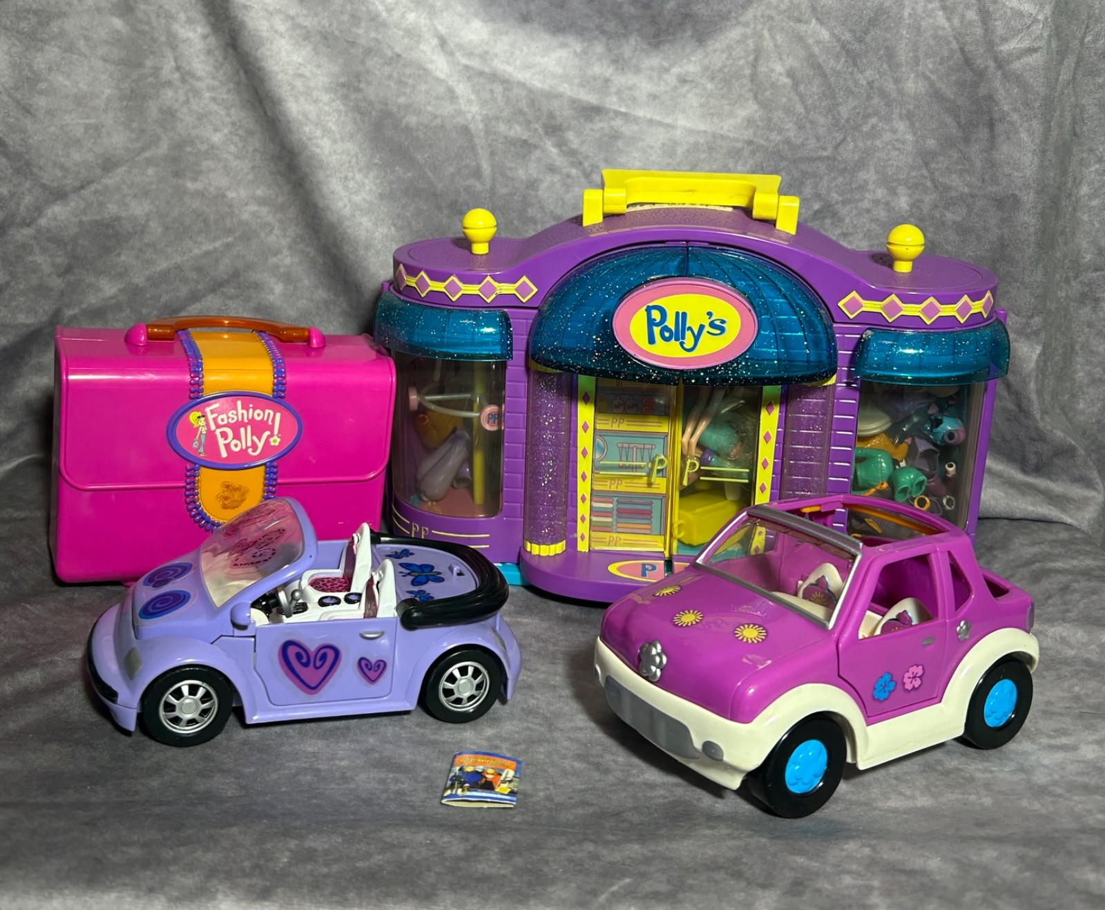 Vintage Lot Polly Pocket Dolls & Accessories / fashion boutique + 1990s – 2000s