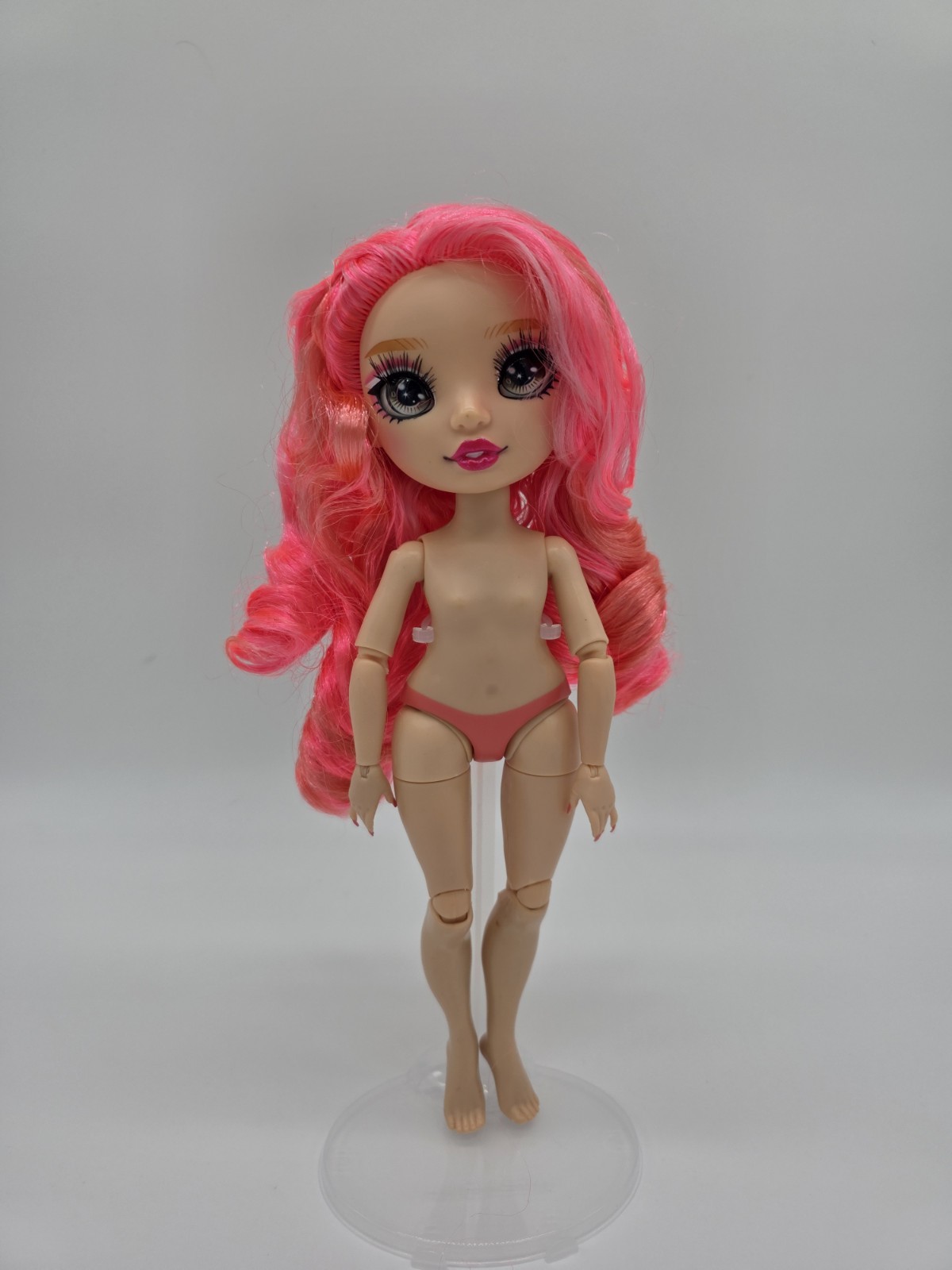 Rainbow High Series 5 Priscilla Perez Nude Articulated Fashion Doll Pink Hair