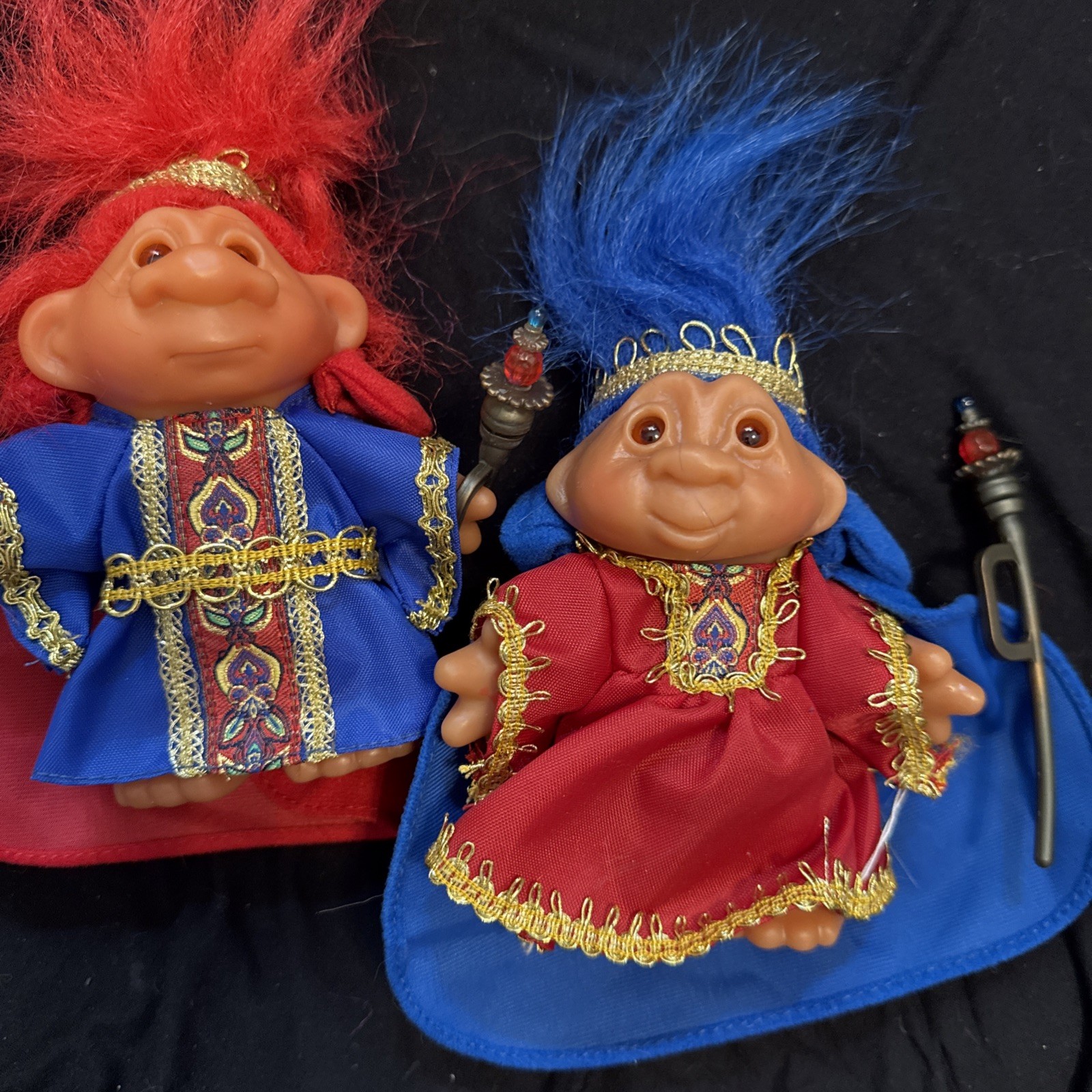 King Azul Queen Ruby Totally Troll Vintage Dolls And Accessories