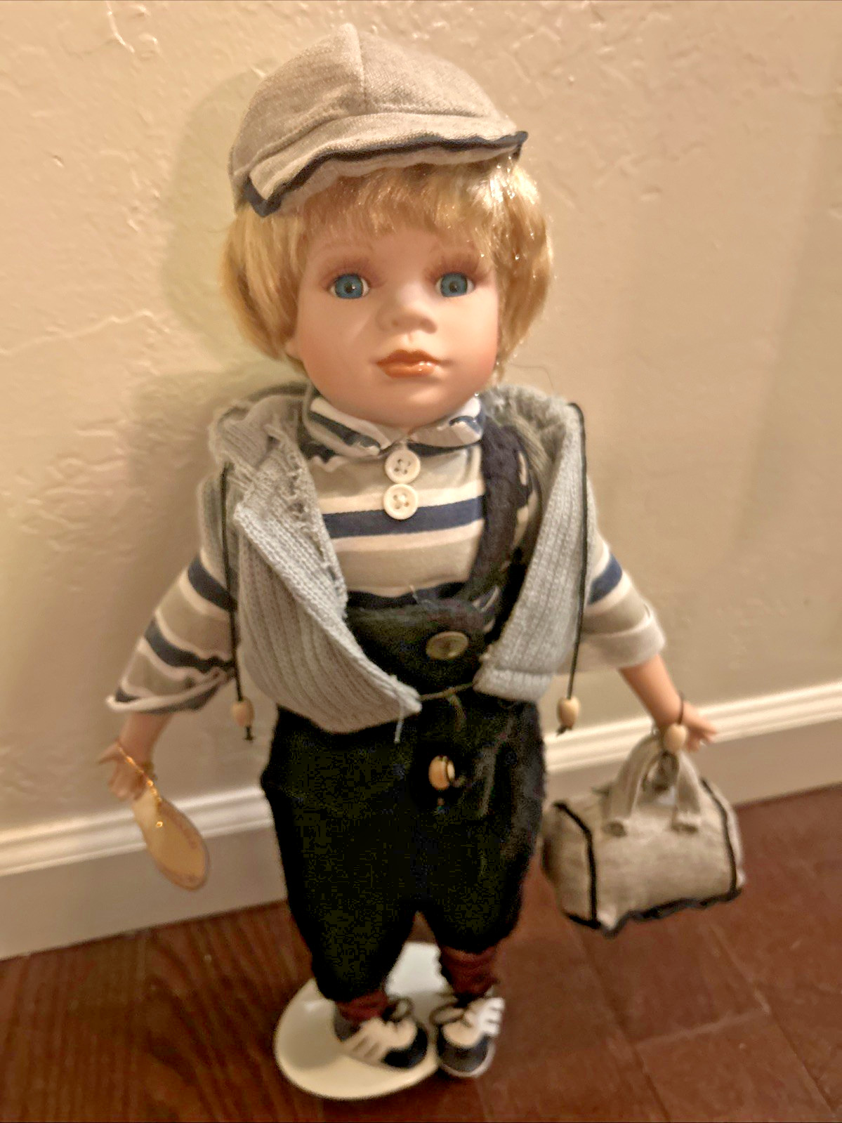 Emerald Doll Collection DAVID Porcelain Doll Boy Item #16051 Rich Imports In 16”
