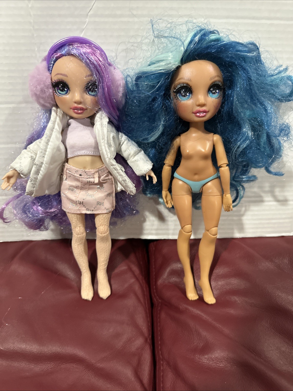 Rainbow High Winter Break Violet Willow Doll Purple Skylar Bradshaw LOT