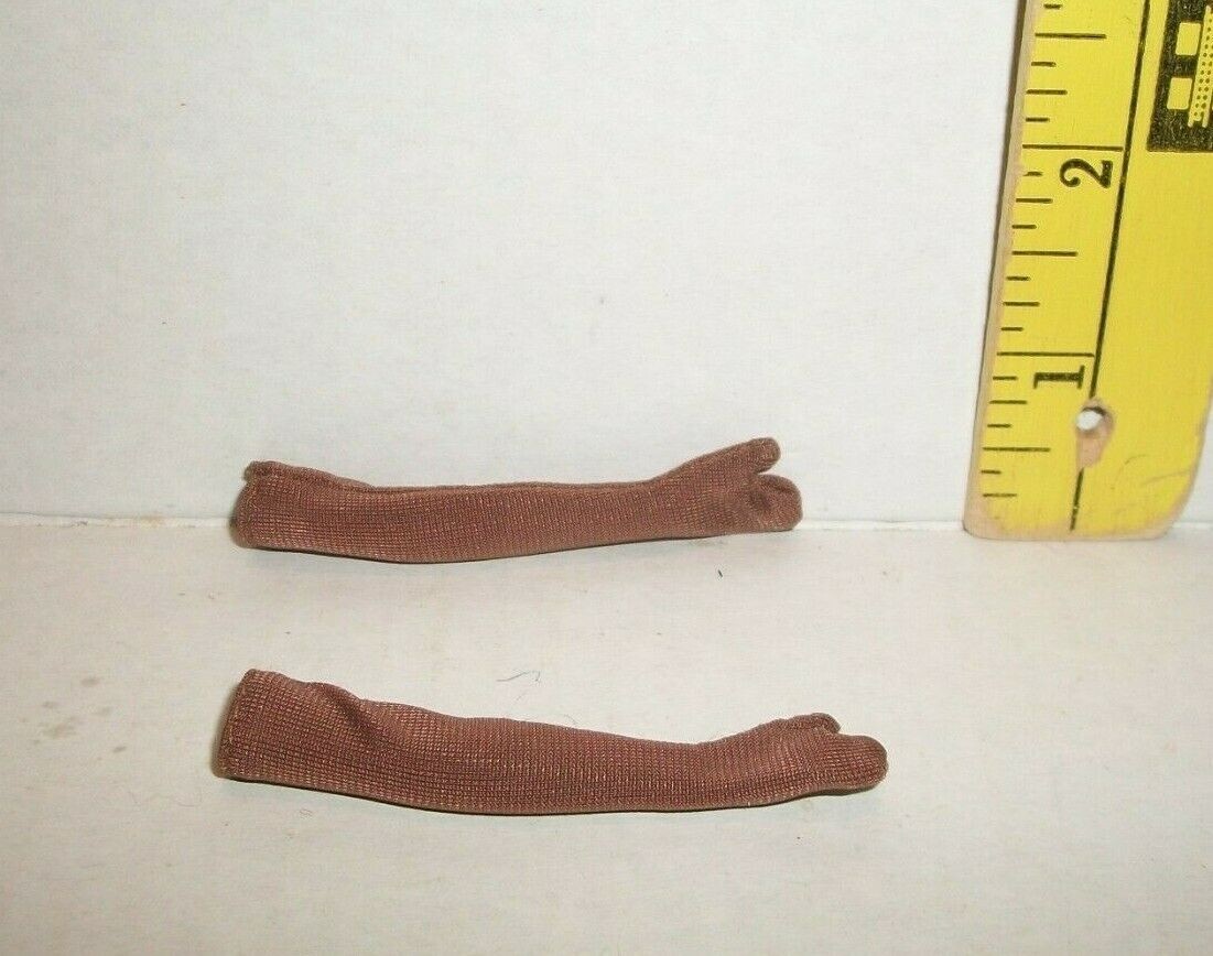 REPRODUCTION REPRO MATTEL BARBIE #1647 GOLD ‘N GLAMOUR BROWN GLOVES ONLY