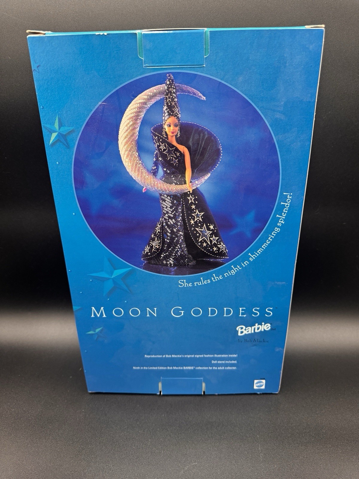 1996 “Moon Goddess” Barbie Doll MINT BOB MACKIE NRFB Signed Illustration