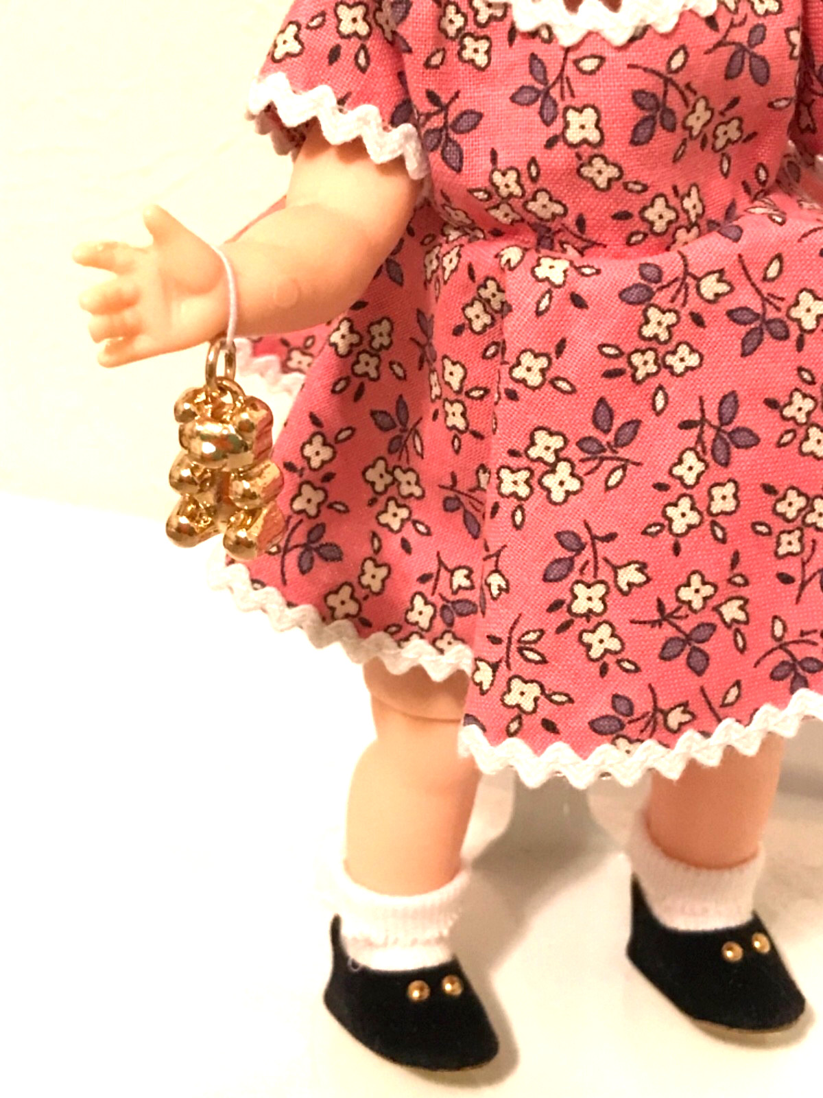 ?1959 Madame Alexander Kins Wendy Bent Knee Walker Doll Head Turns Bear Toy