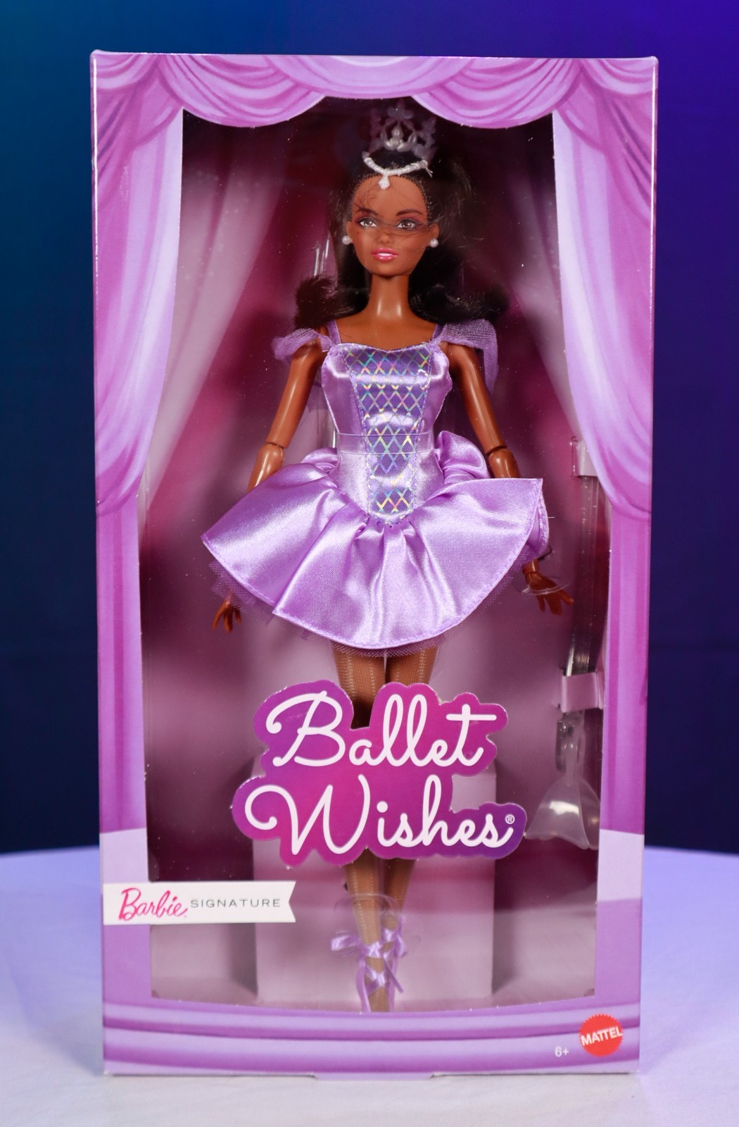 Barbie Signature Ballet Wishes Doll Collectible African American Odile face