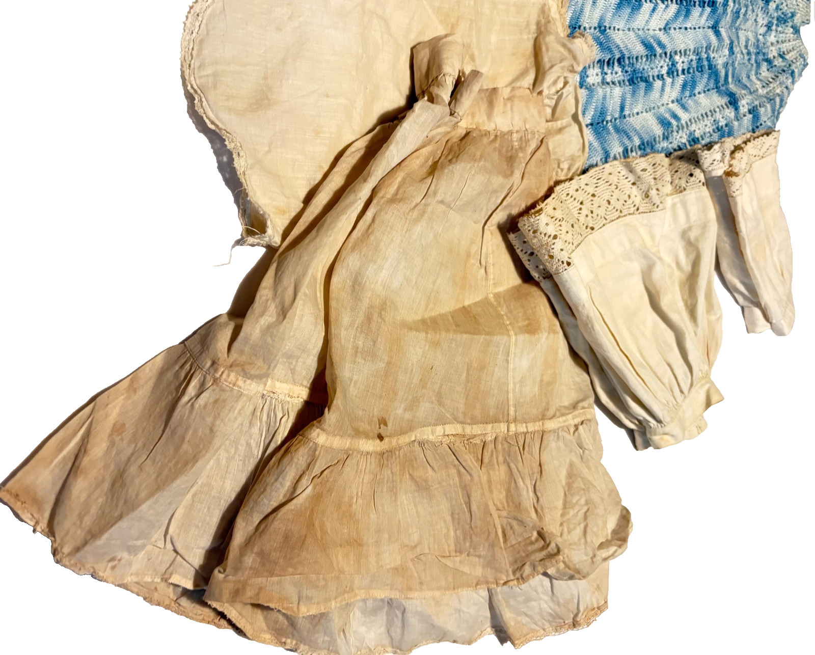 Antique Vintage Dolls Clothing Only Mixed Lot