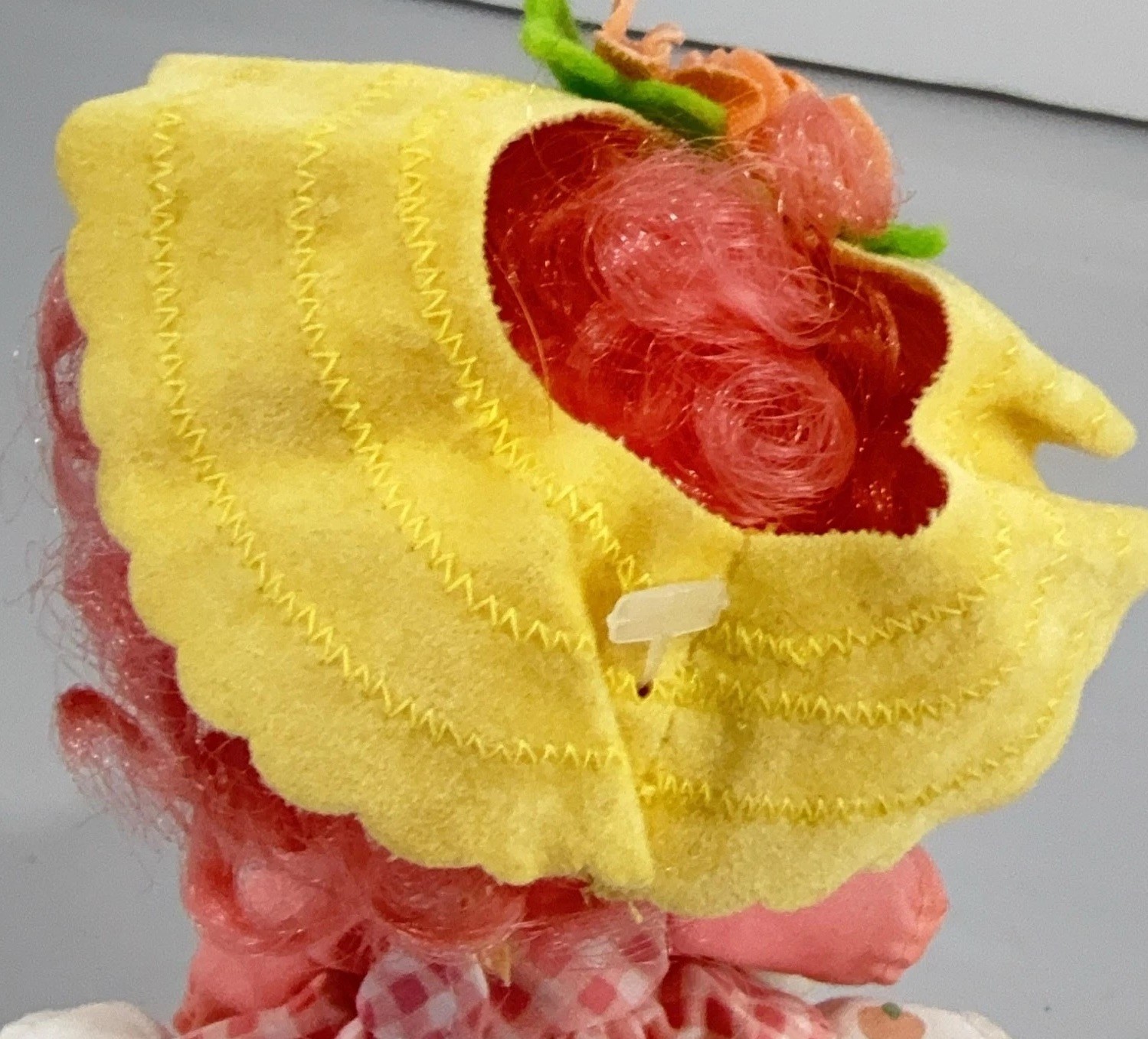 Vintage Strawberry Shortcake Peach Blush Party Pleaser Doll Outfit Hat Leggings