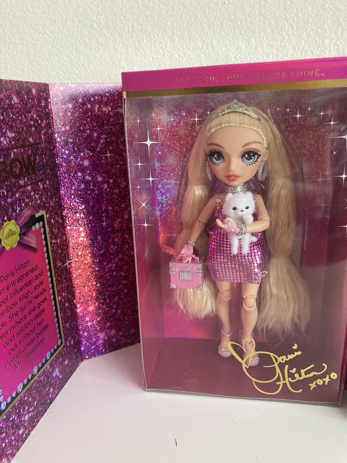 Rainbow High Paris Hilton Premium Edition Collector Doll NIB NEFB HTF