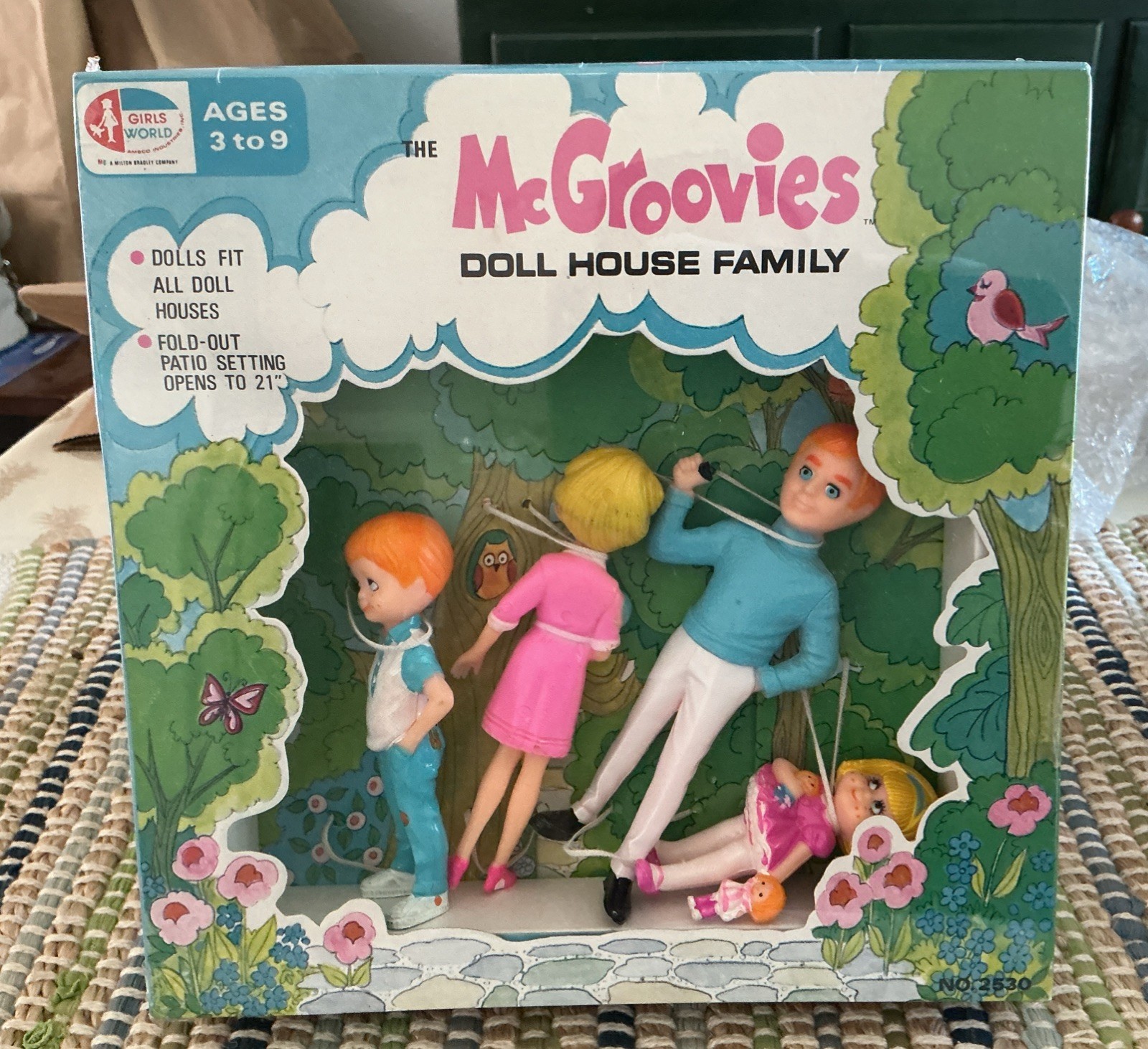 McGroovies Figures Rare Vintage MidCentury 1960 Playhouse toy family Sealed