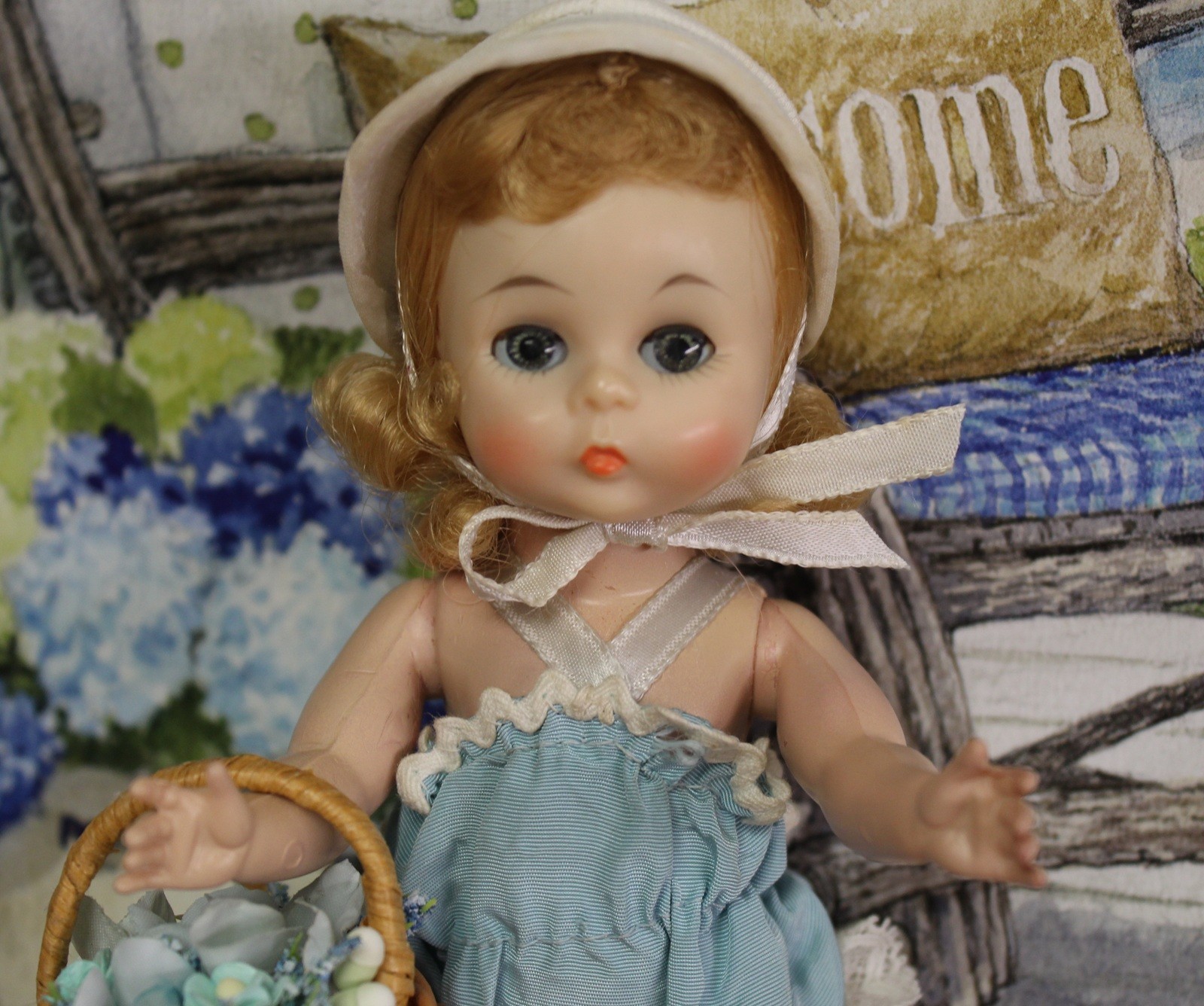 Madame Alexander Kins vintage Doll 1957 BKW Beach Swimsuit