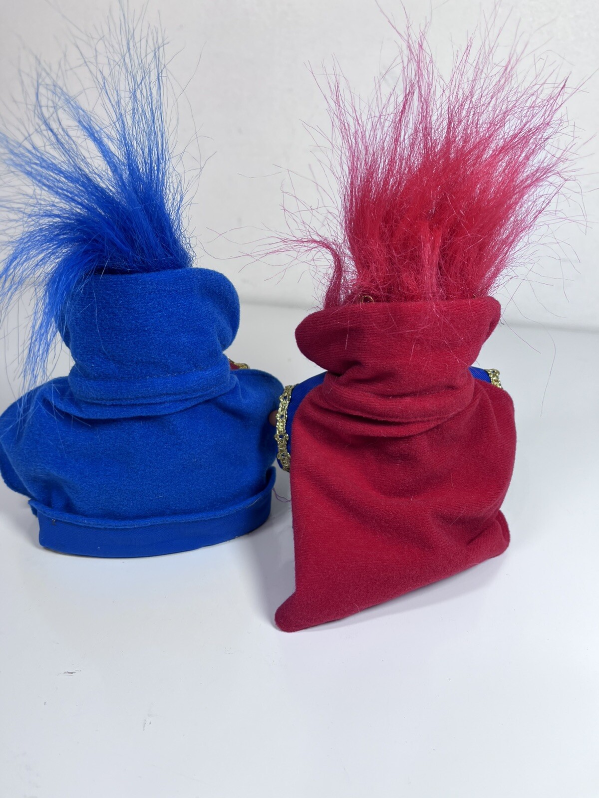 Trolls King Azul and Queen Ruby Figures 2001 Playmates Toys k2317