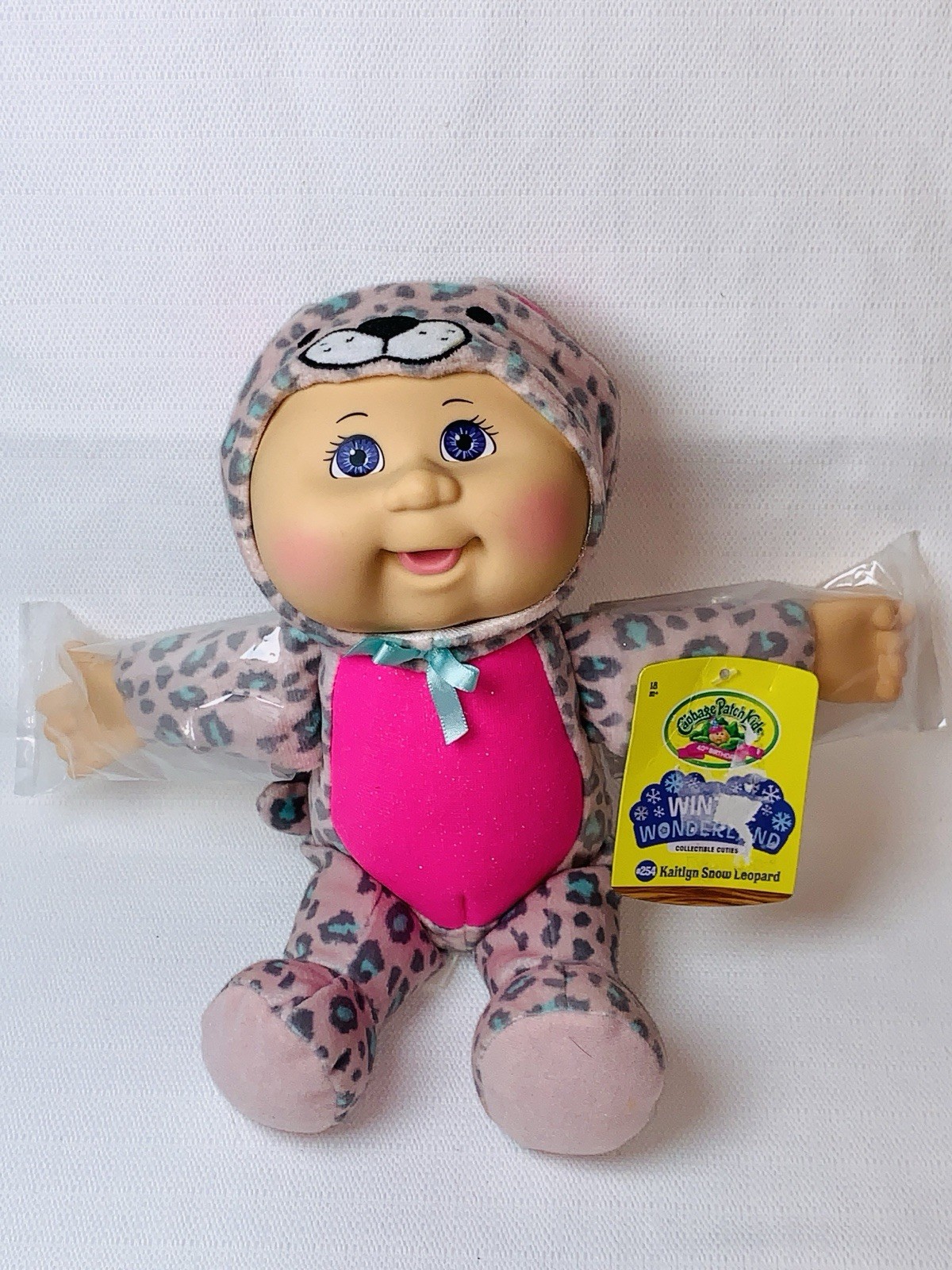 Cabbage Patch Kids 40th Birthday Winter Wonderland #254 Kaitlyn Snow Leopard NWT
