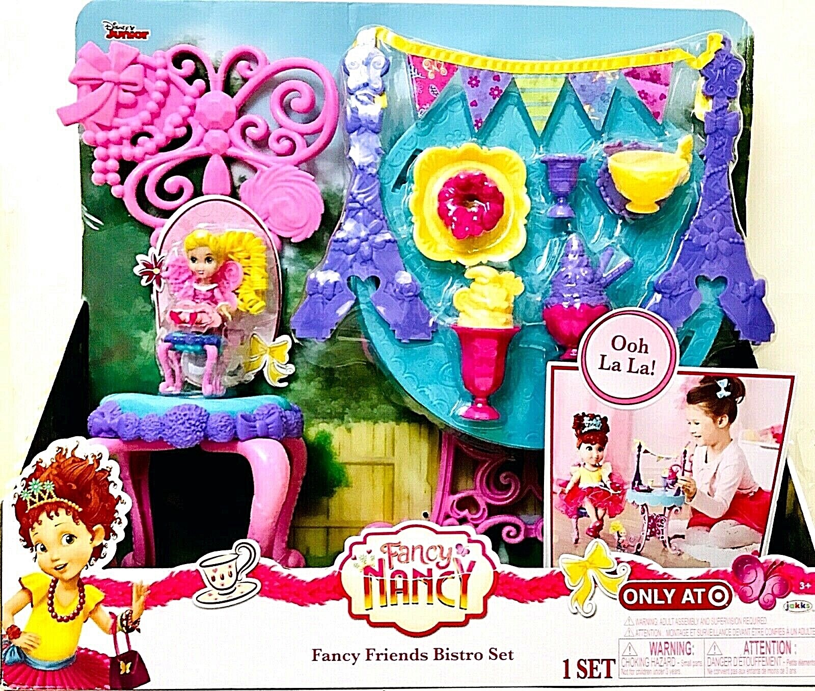 Jakks Pacific Disney Junior Fancy Nancy Fancy Friends Bistro Set Age 3 & Up