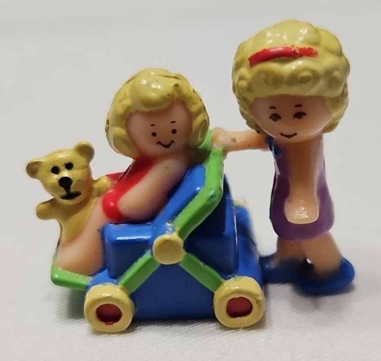 Polly Pocket Teeter Totter & Stroller ~ 1993 ~Vintage