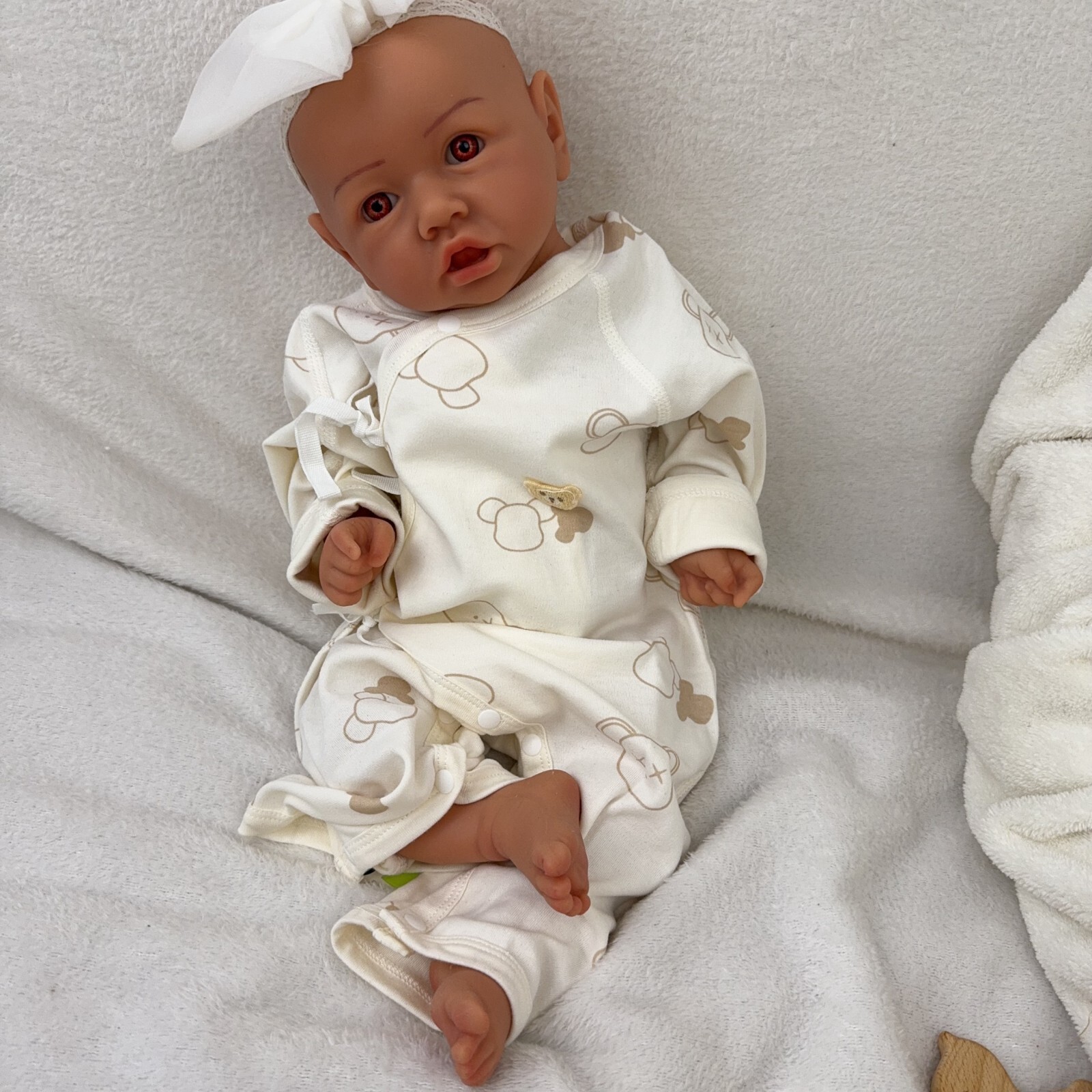 19.88” solid silicone doll silicone reborn doll silicone girl doll toys gifts