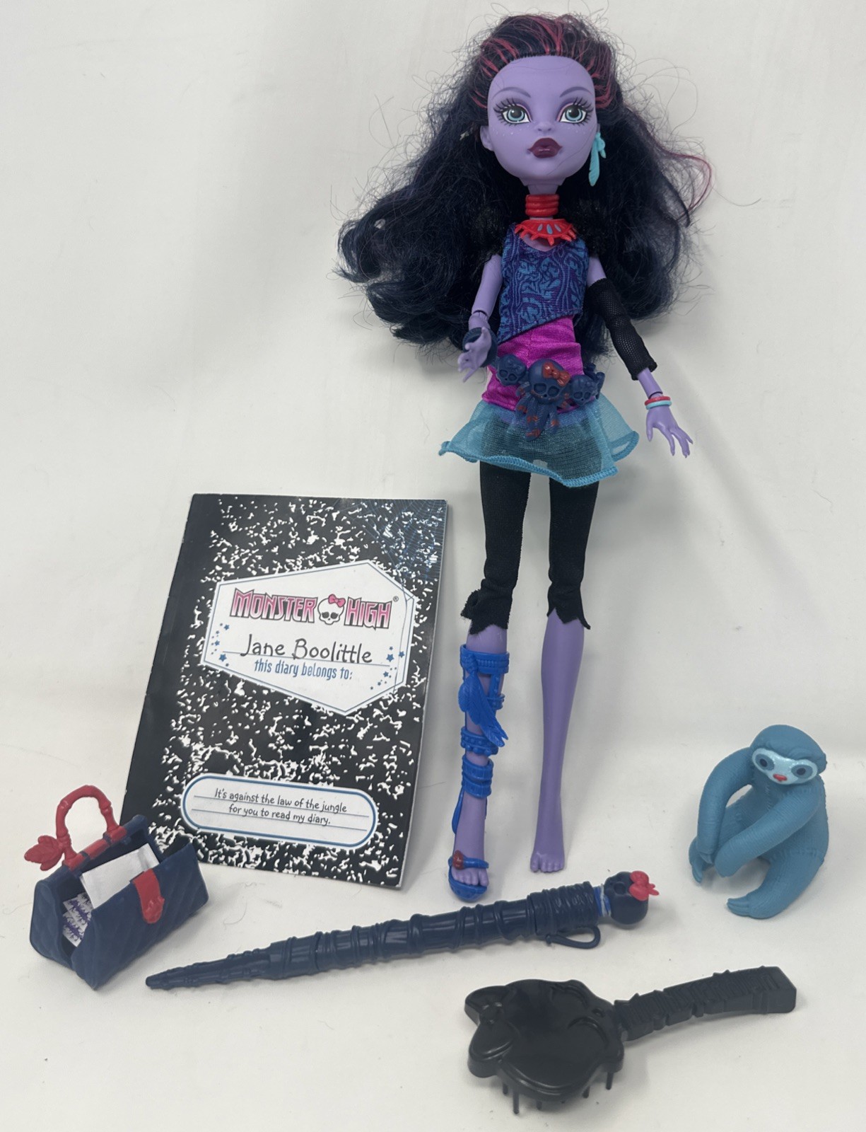Mattel Monster High Doll Jane Boolittle Gen 1 First Wave Outfit & Accessory